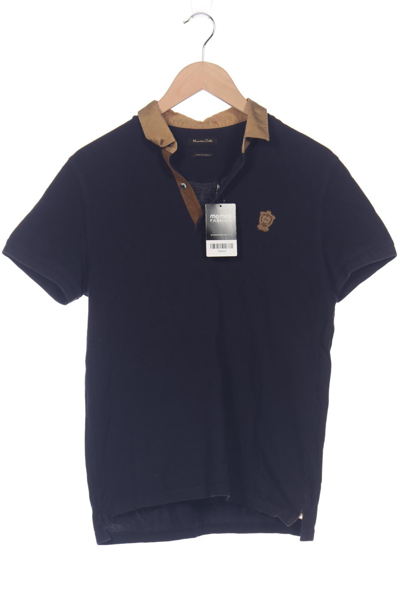 

Massimo Dutti Herren Poloshirt, marineblau, Gr. 48