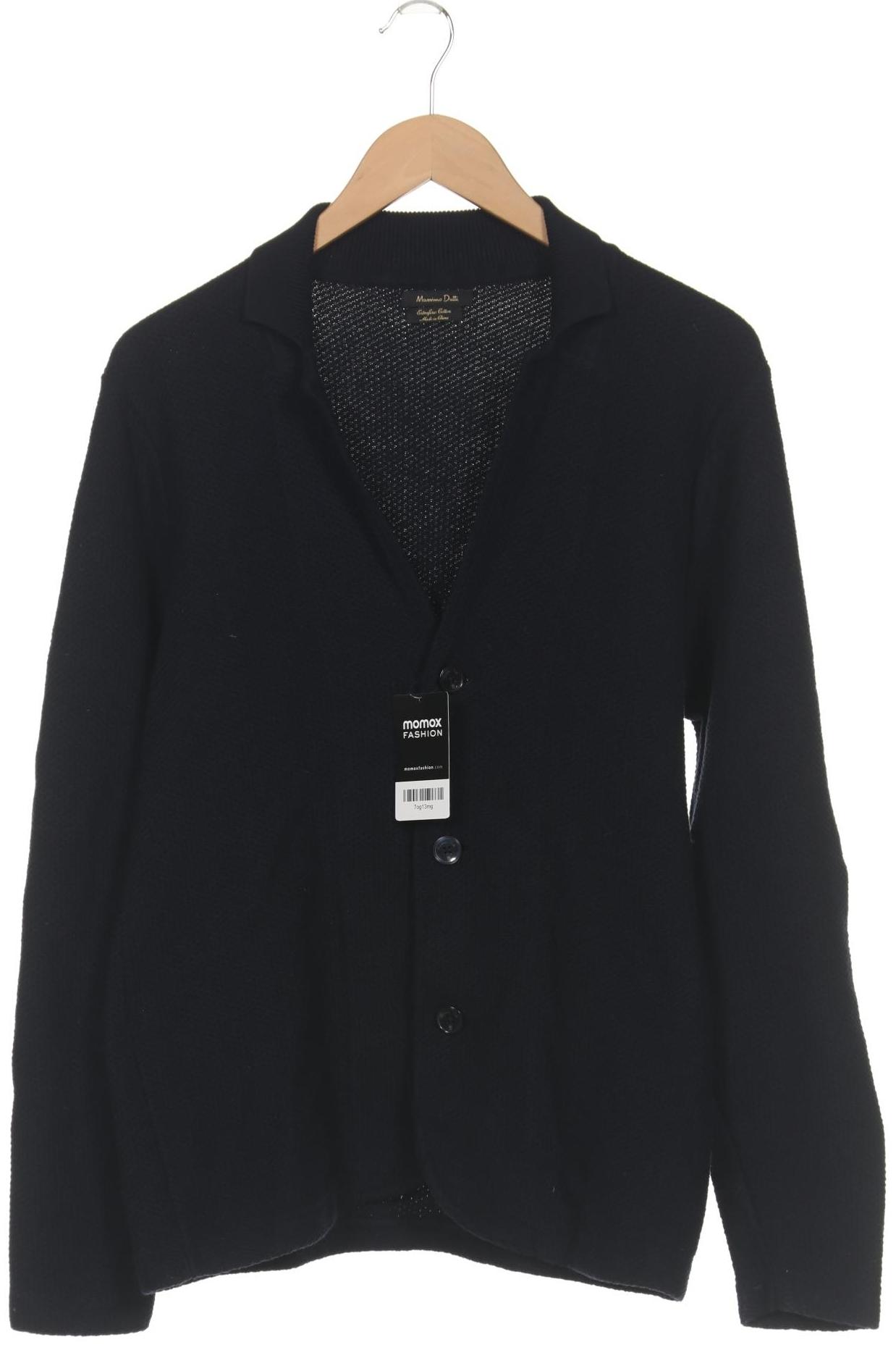 

Massimo Dutti Herren Strickjacke, marineblau, Gr. 52