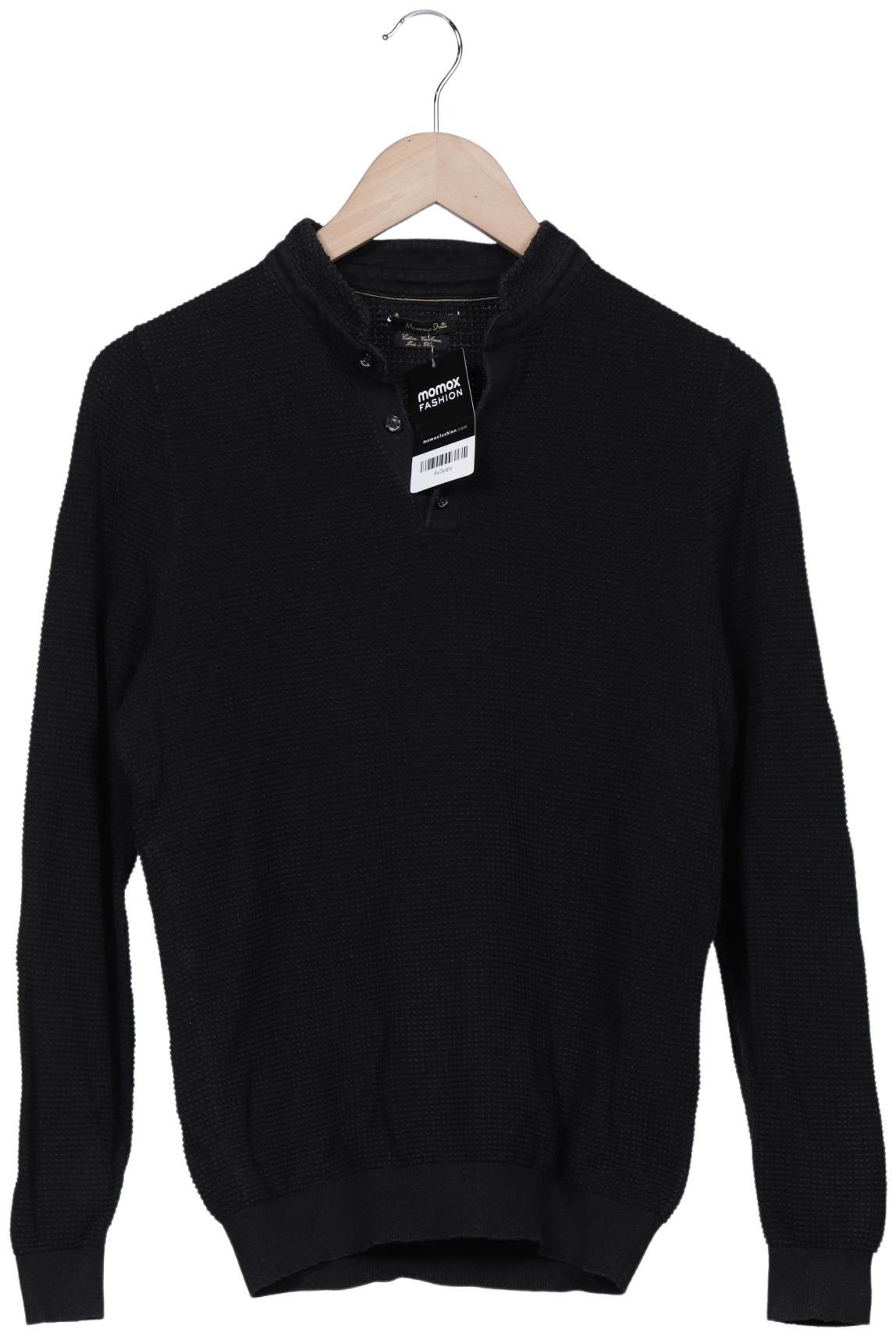 

Massimo Dutti Herren Poloshirt, schwarz, Gr. 48