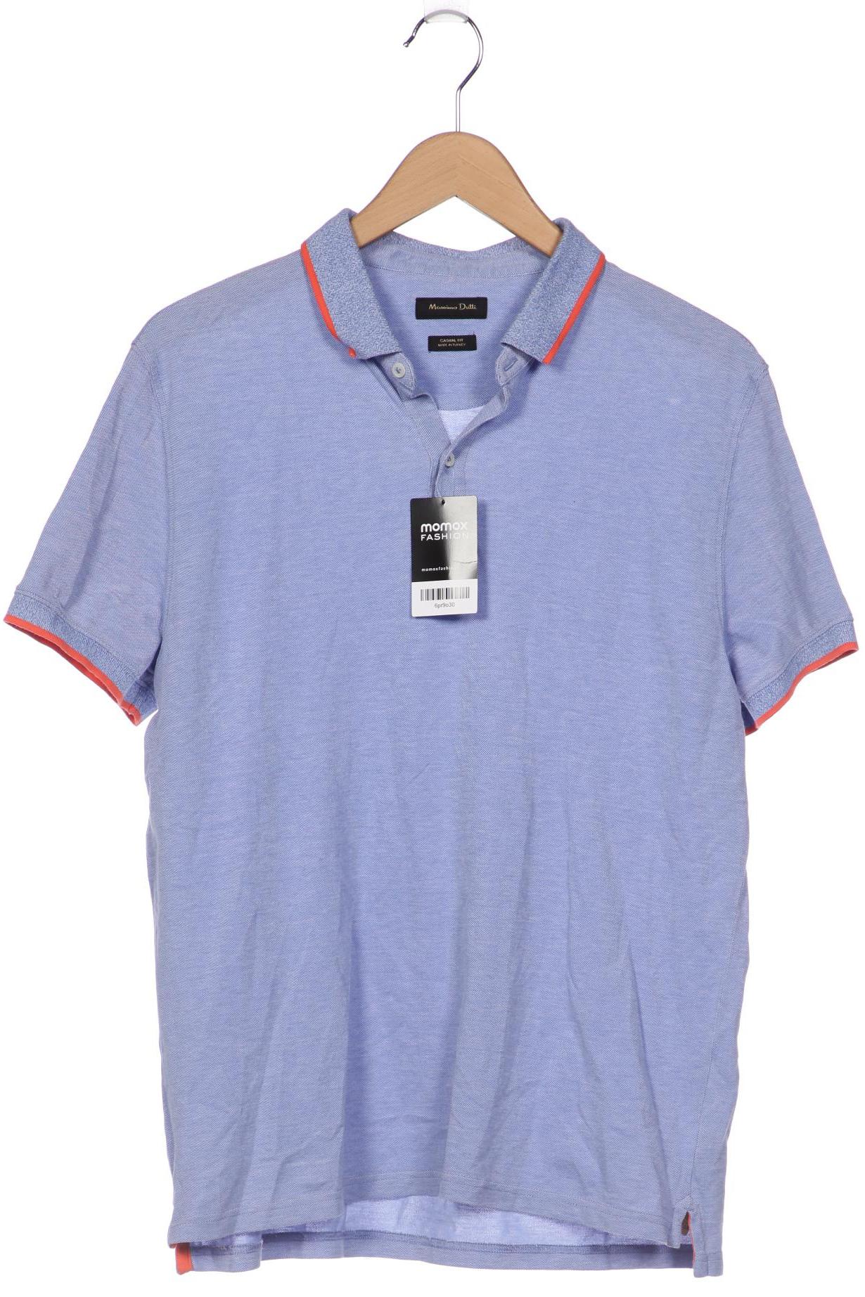 

Massimo Dutti Herren Poloshirt, blau, Gr. 54