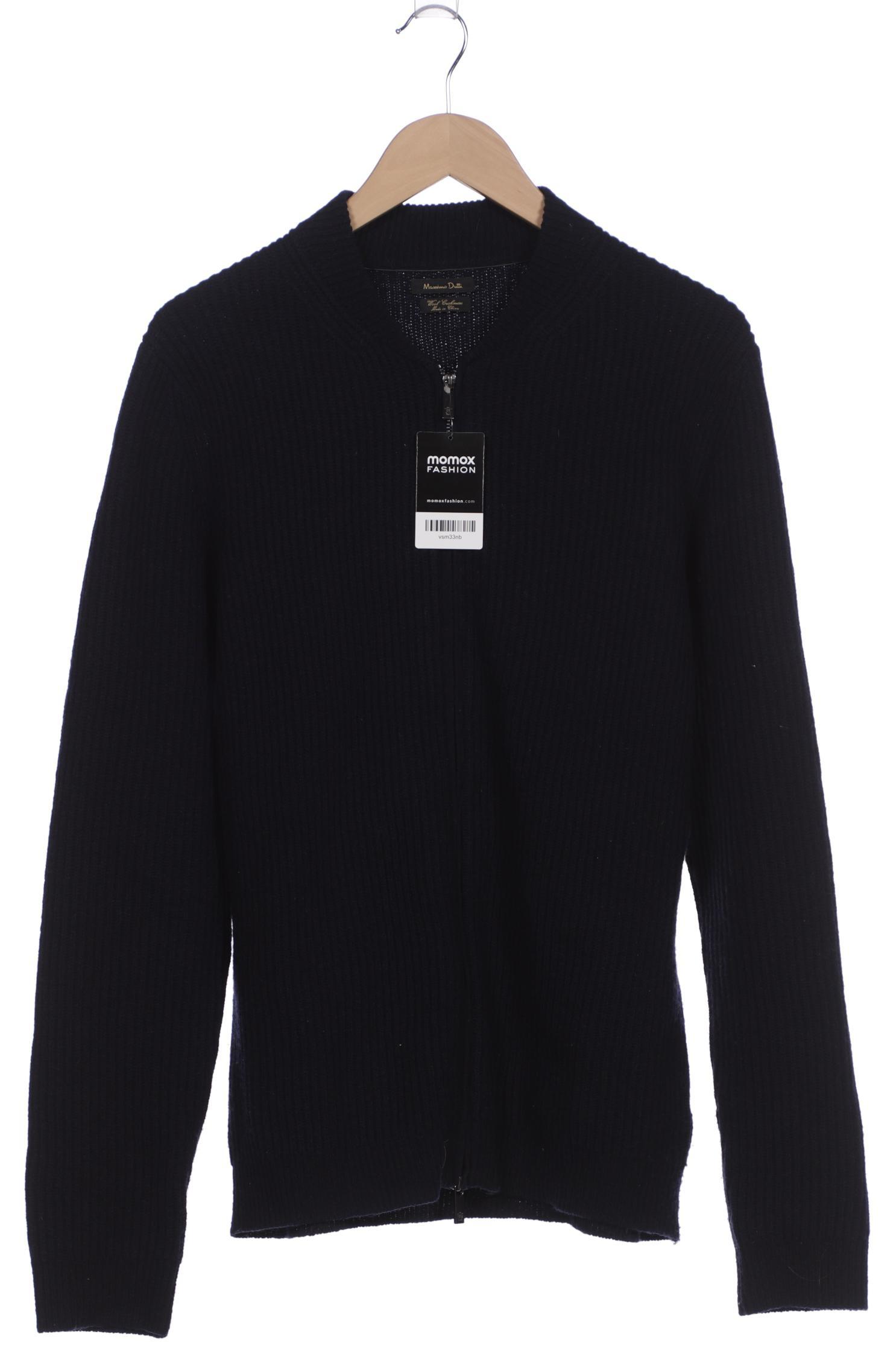 

Massimo Dutti Herren Strickjacke, marineblau, Gr. 52