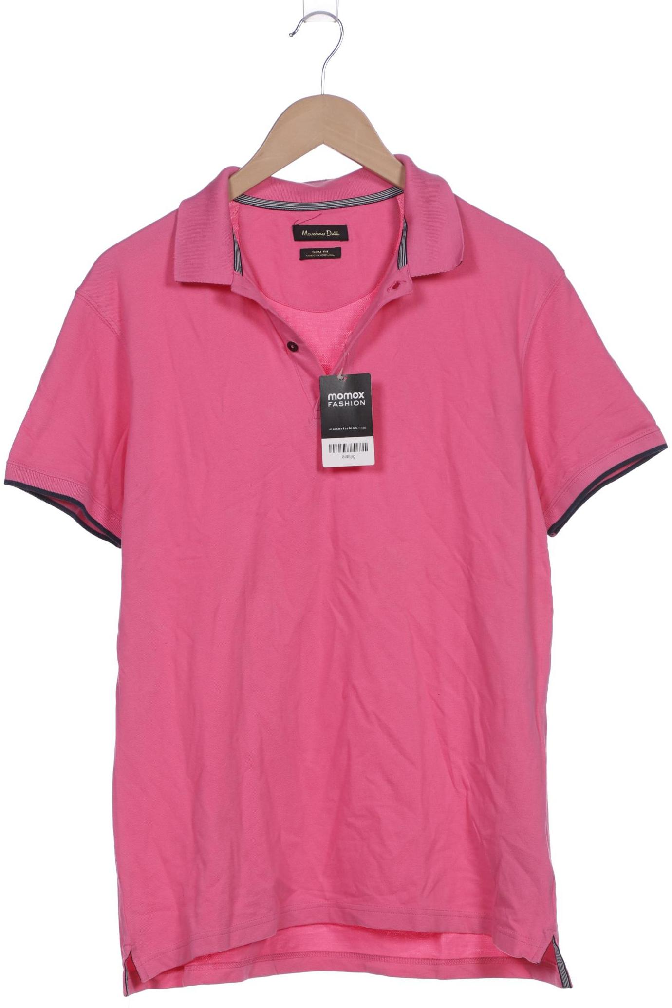

Massimo Dutti Herren Poloshirt, pink, Gr. 54
