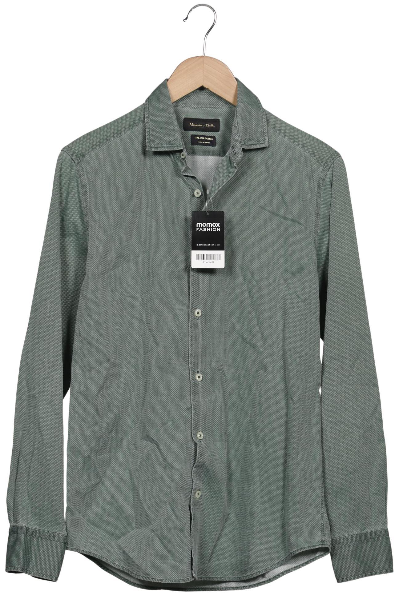 Thumbnail - Massimo Dutti Herren Hemd, grün, Gr. 46