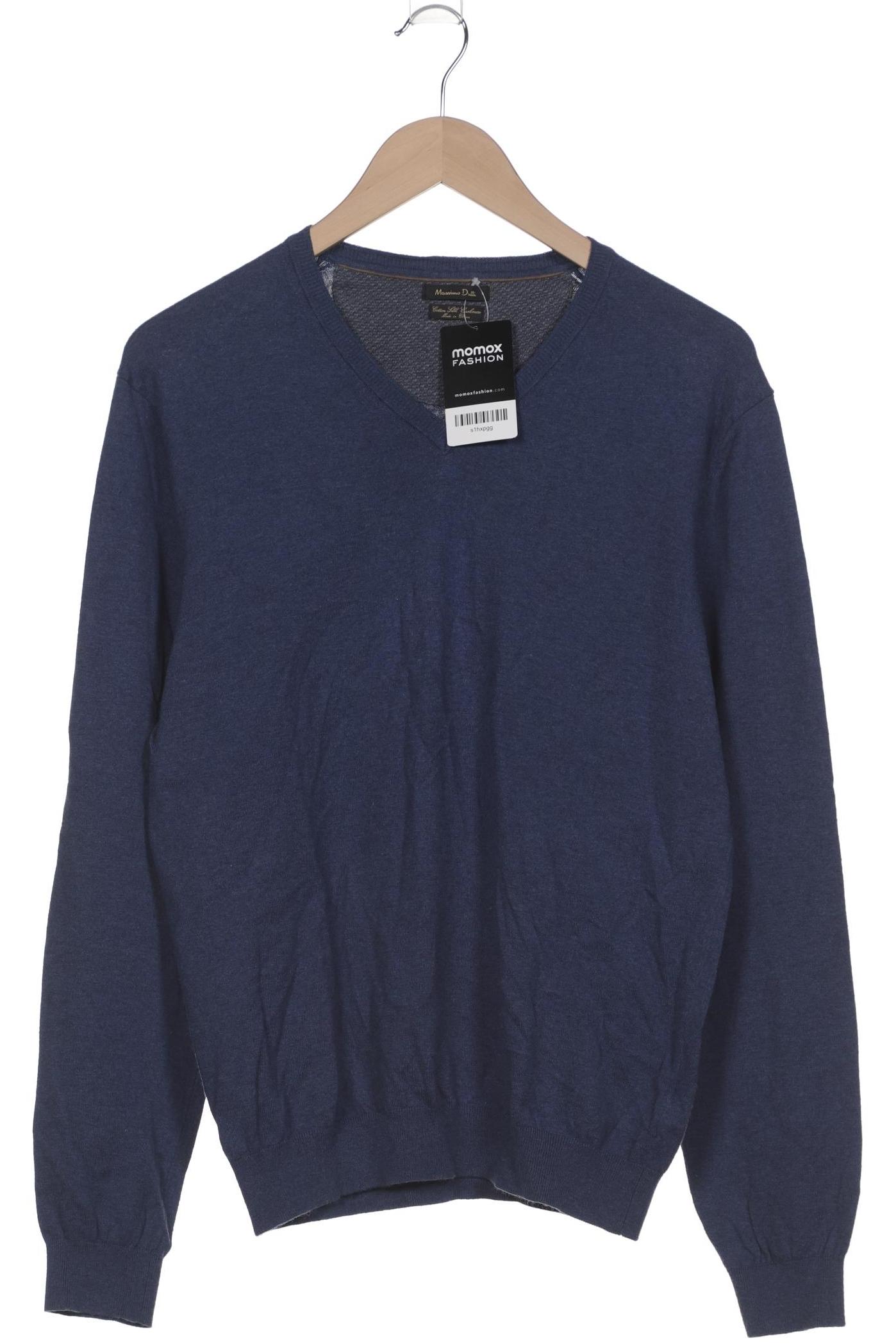 

Massimo Dutti Herren Pullover, marineblau, Gr. 52