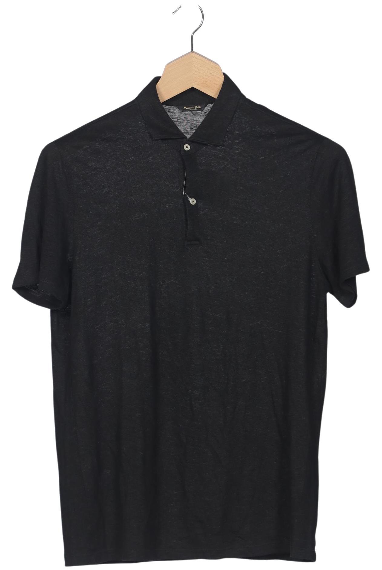 Thumbnail - Massimo Dutti Herren Poloshirt, schwarz, Gr. 54