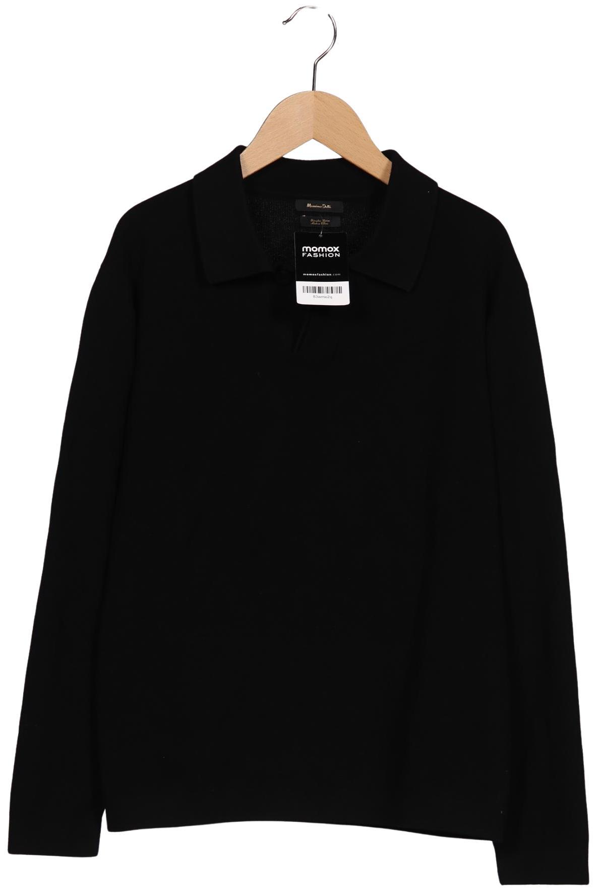 

Massimo Dutti Herren Pullover, schwarz, Gr. 48