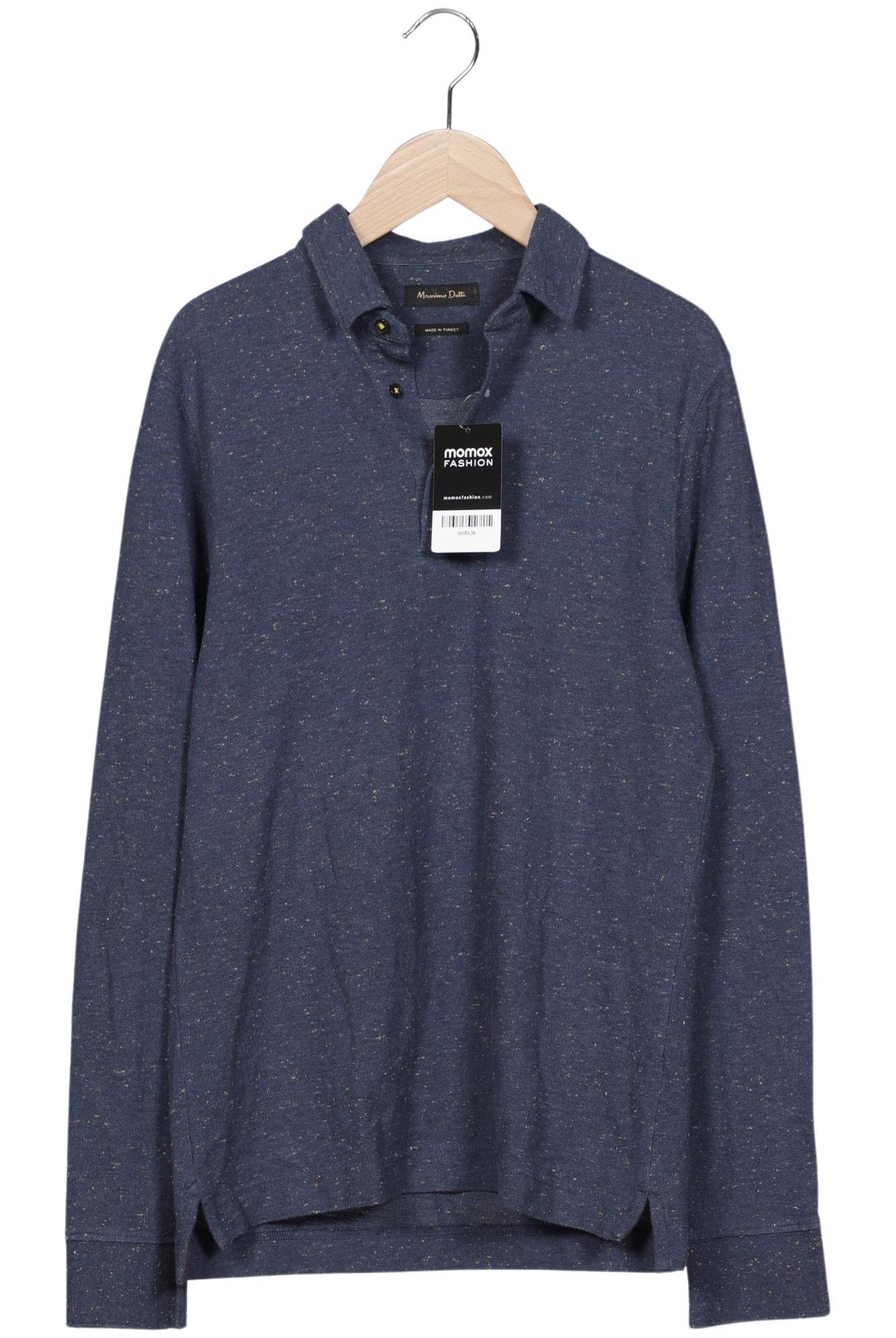 

Massimo Dutti Herren Poloshirt, marineblau, Gr. 48