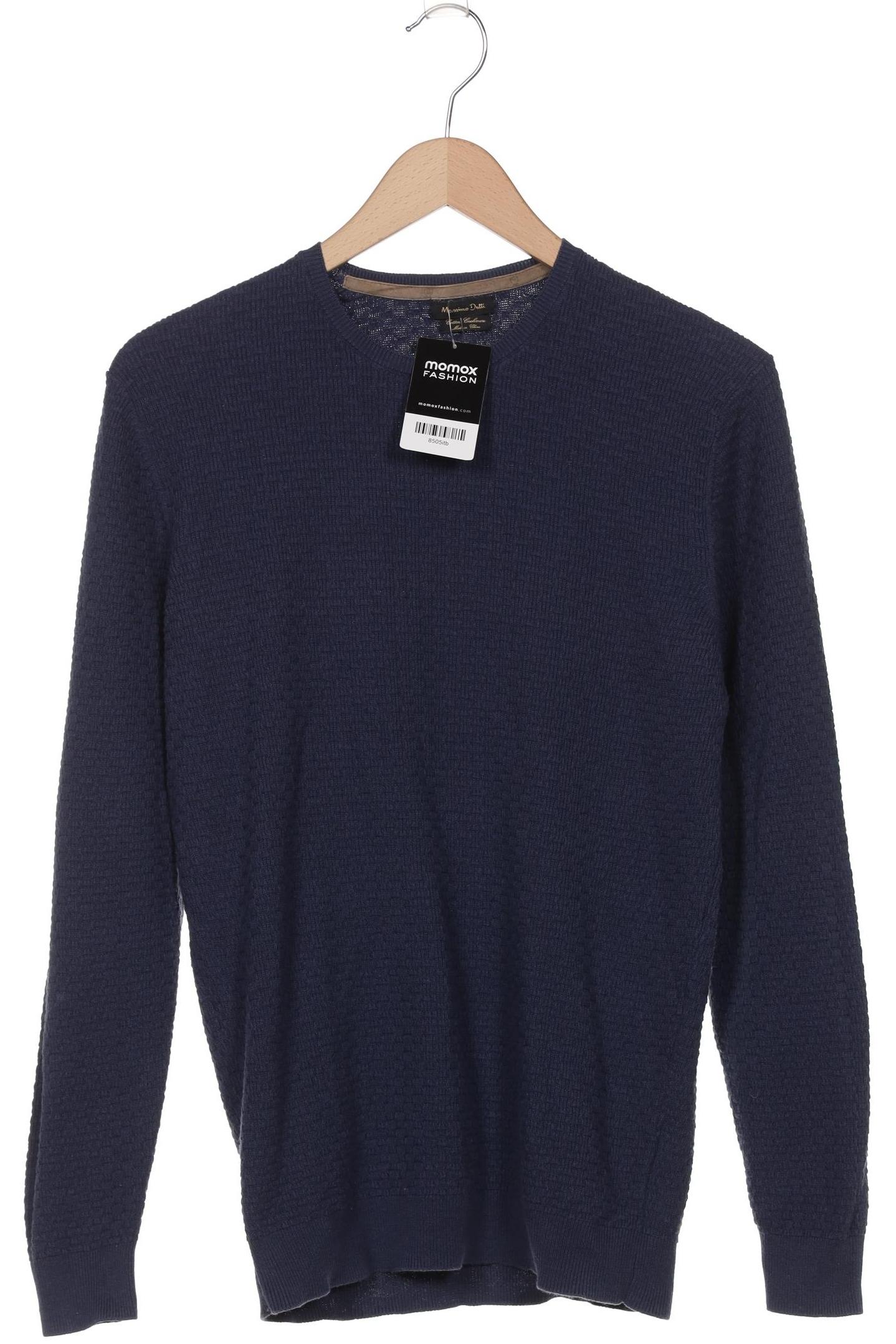 

Massimo Dutti Herren Langarmshirt, marineblau, Gr. 52