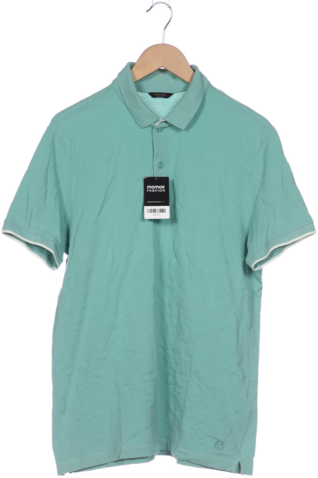 

Massimo Dutti Herren Poloshirt, türkis, Gr. 54