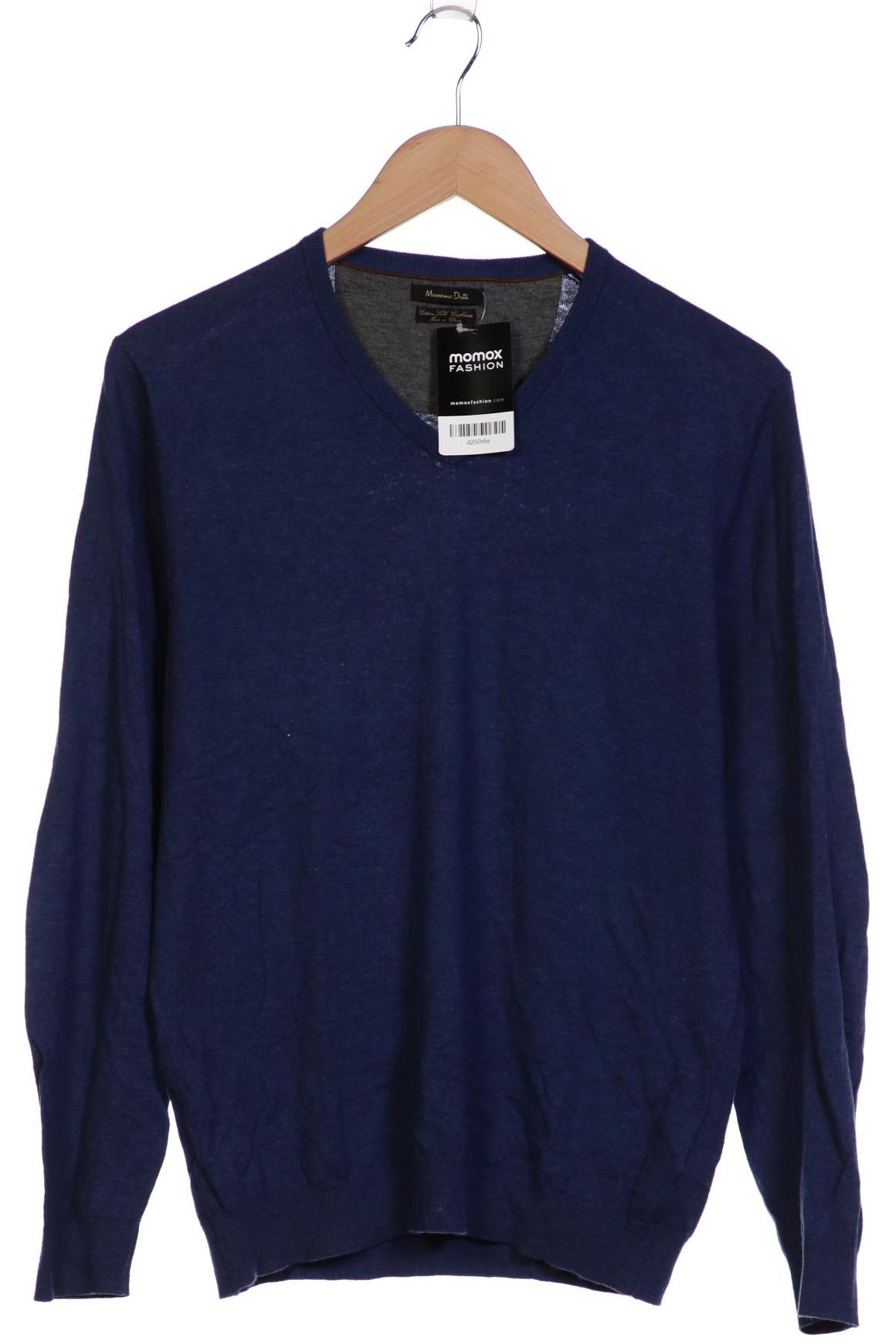 

Massimo Dutti Herren Pullover, marineblau, Gr. 48