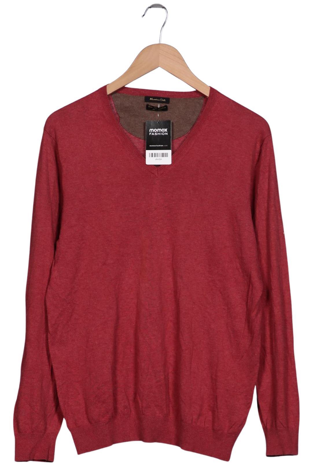 

Massimo Dutti Herren Pullover, bordeaux, Gr. 52