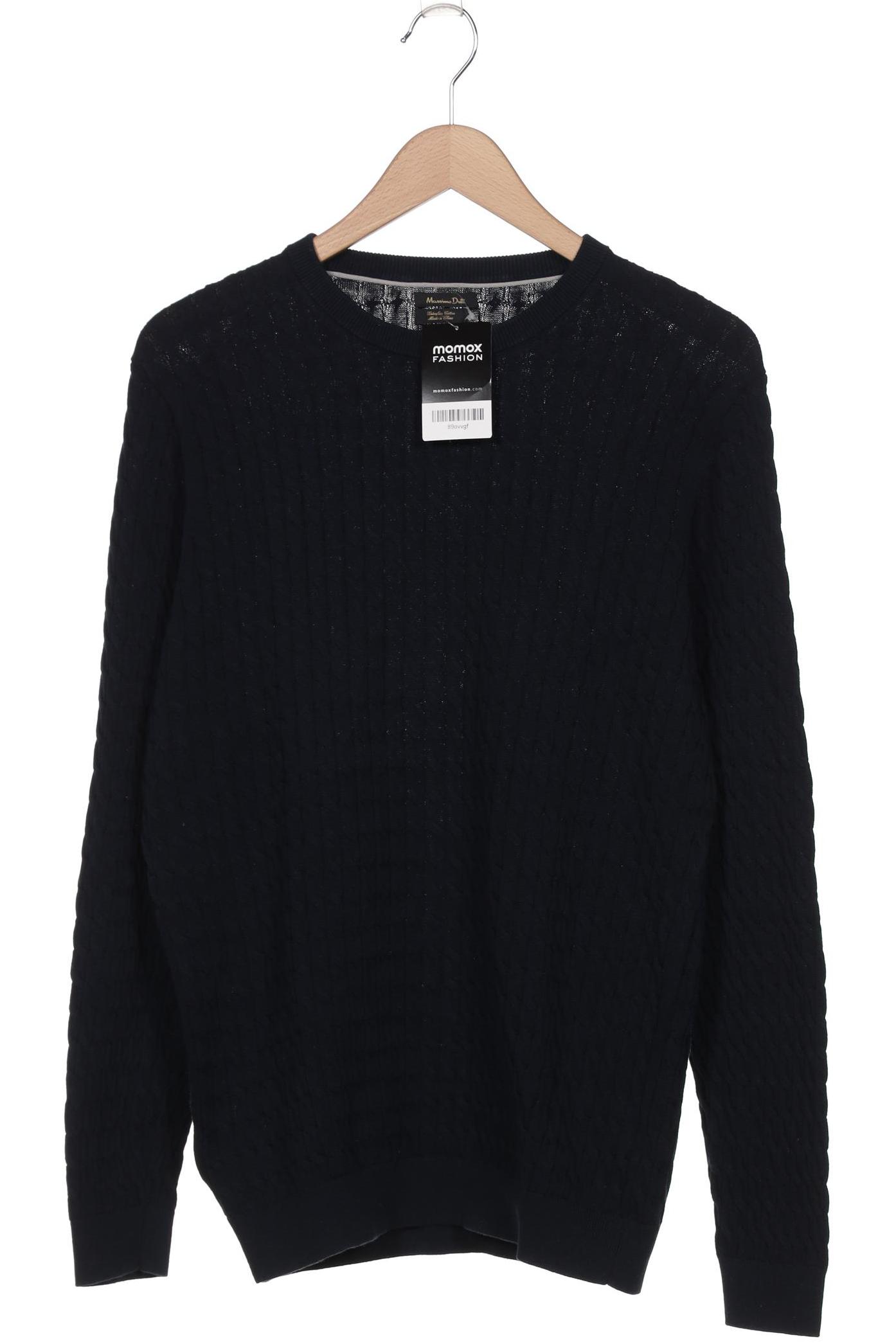 

Massimo Dutti Herren Pullover, marineblau, Gr. 52