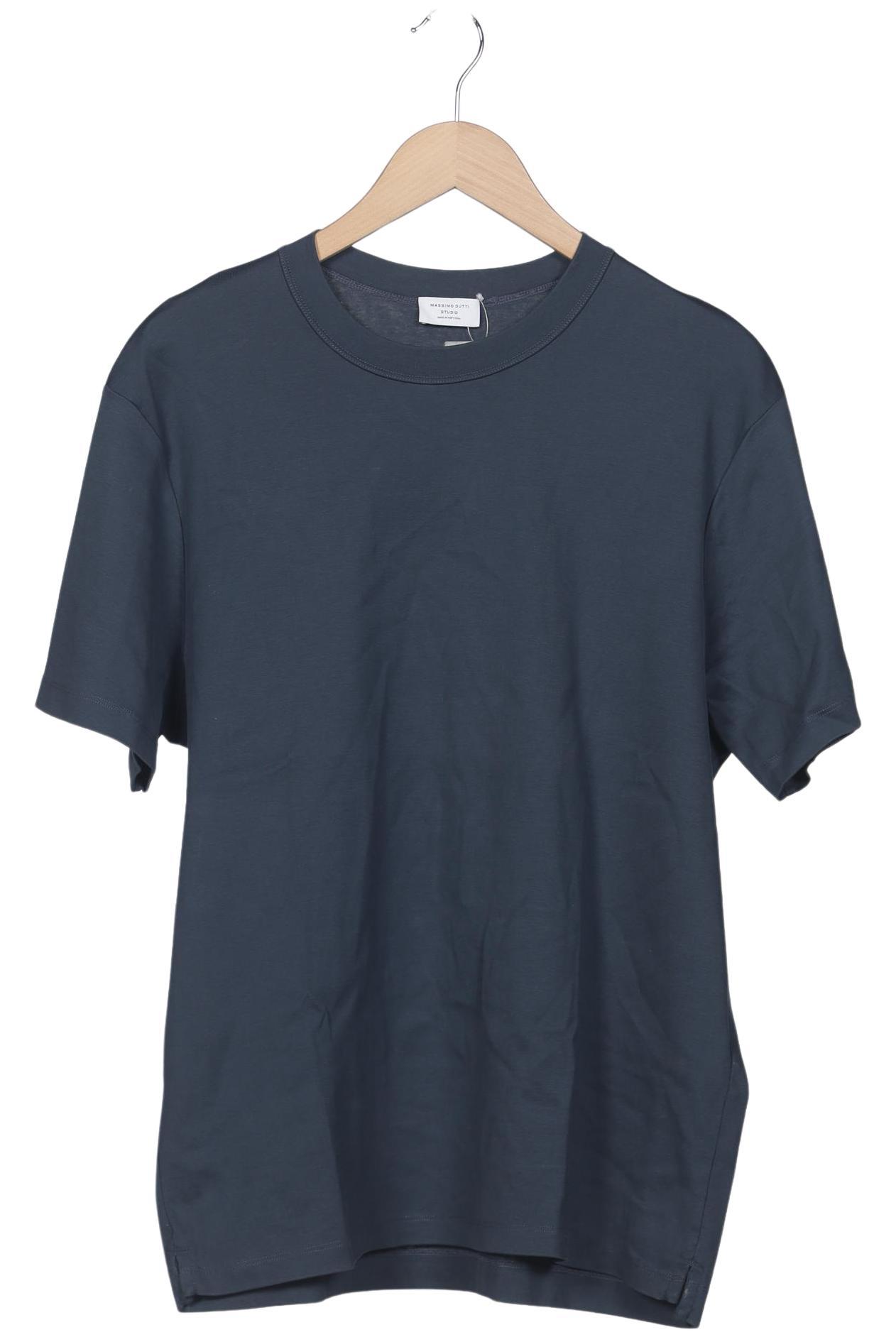 Thumbnail - Massimo Dutti Herren T-Shirt, marineblau, Gr. 52