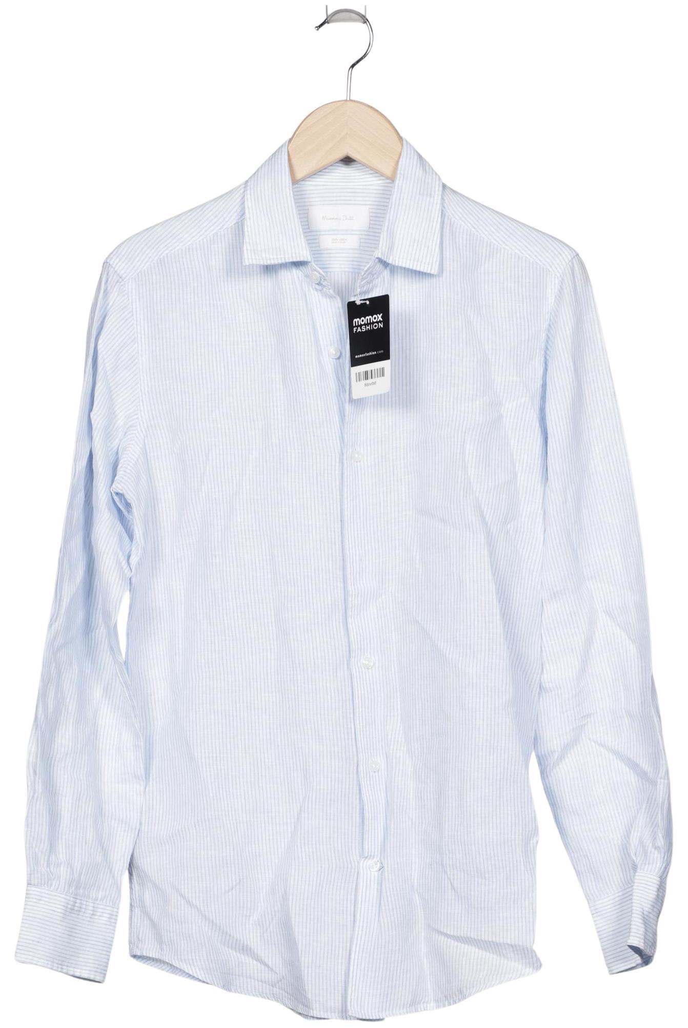 

Massimo Dutti Herren Hemd, hellblau, Gr. 46