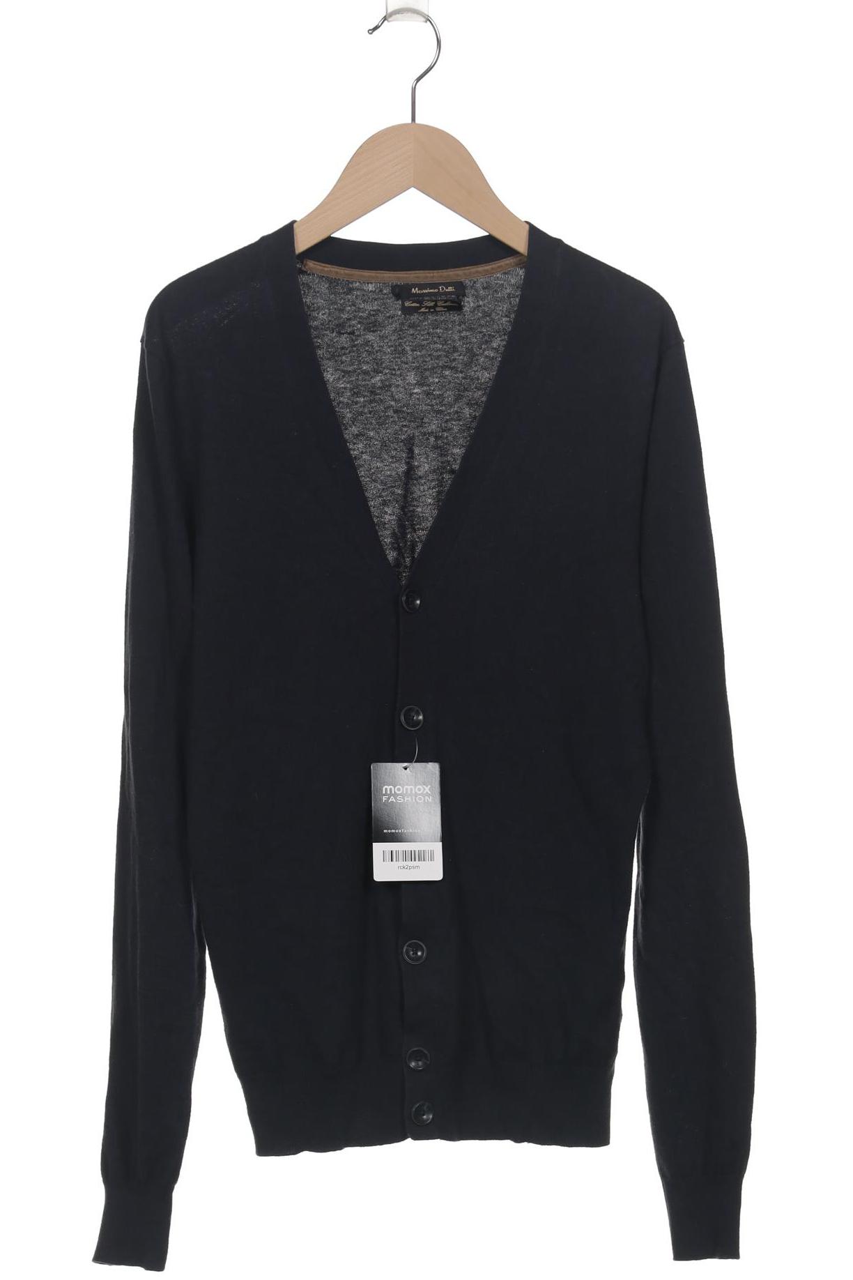 

Massimo Dutti Herren Strickjacke, marineblau, Gr. 46