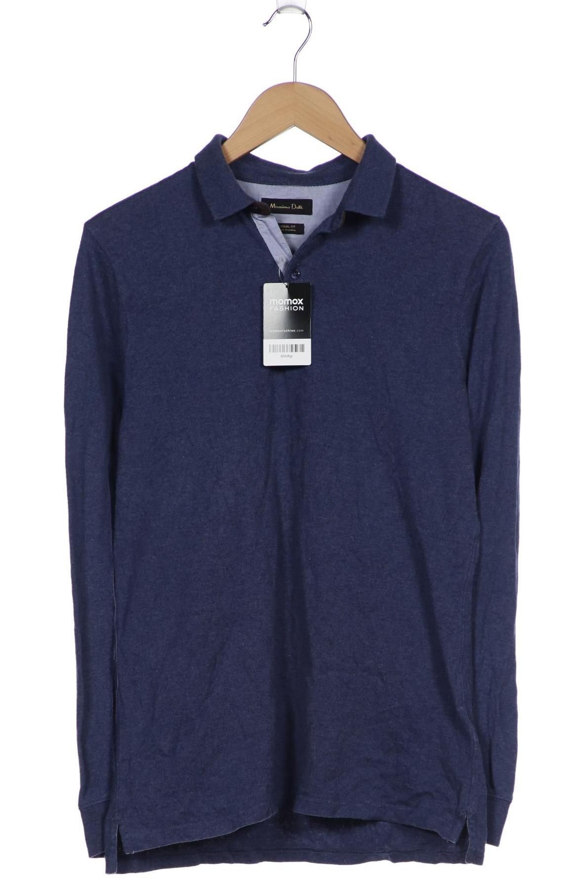 

Massimo Dutti Herren Poloshirt, blau