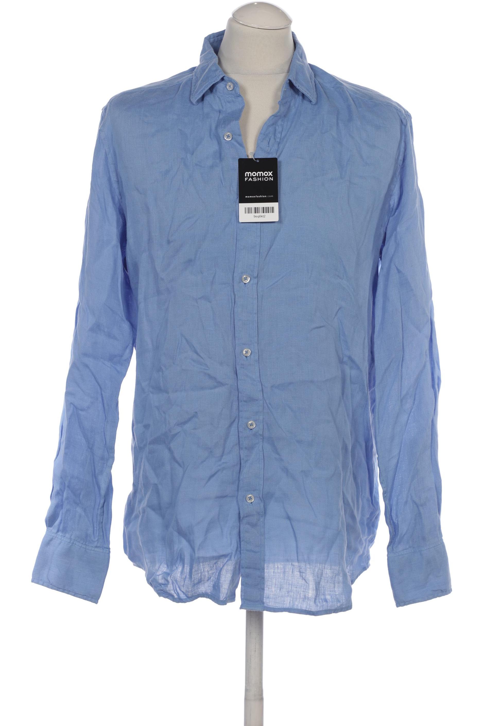 

Massimo Dutti Herren Hemd, blau, Gr. 48