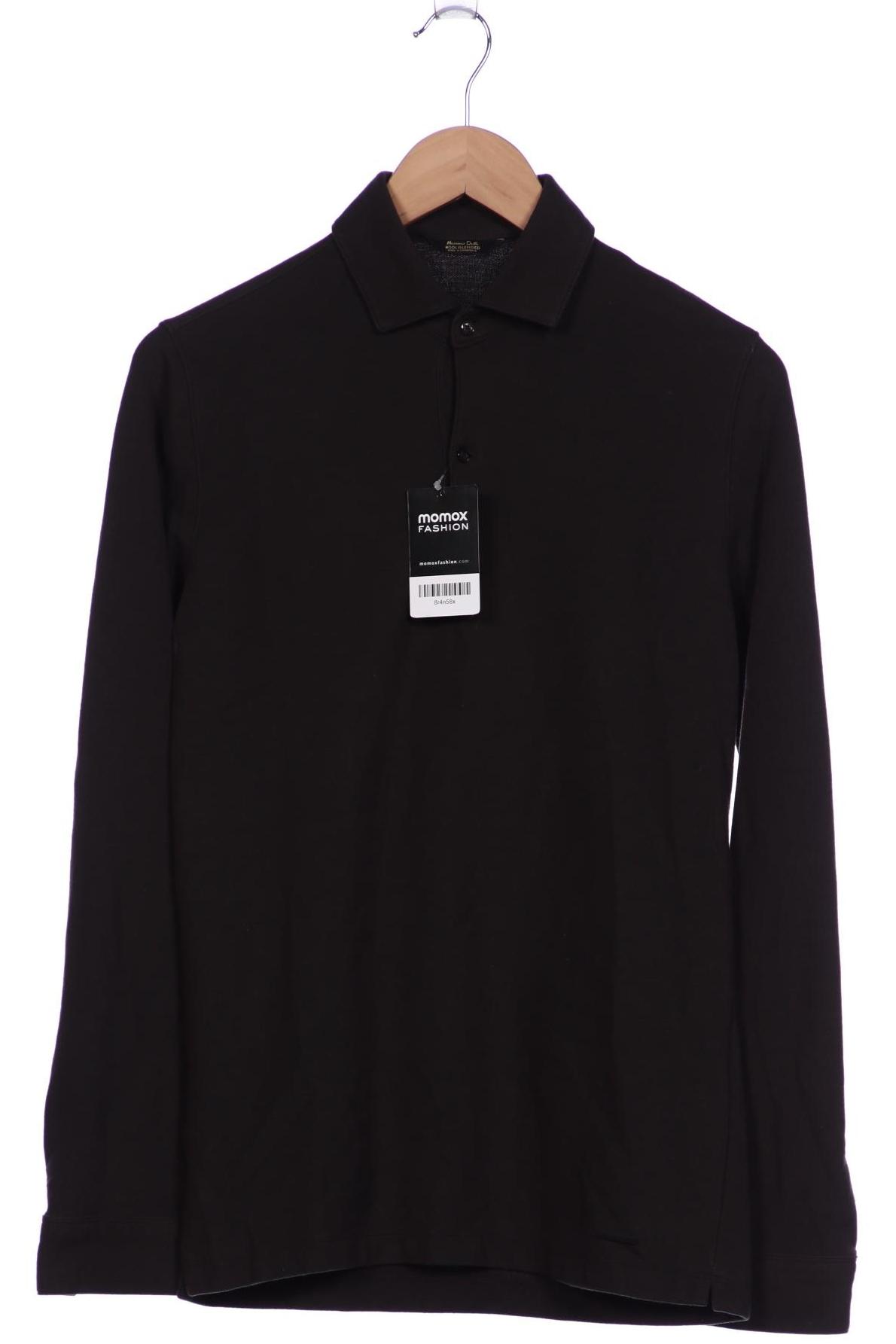 

Massimo Dutti Herren Poloshirt, schwarz, Gr. 46