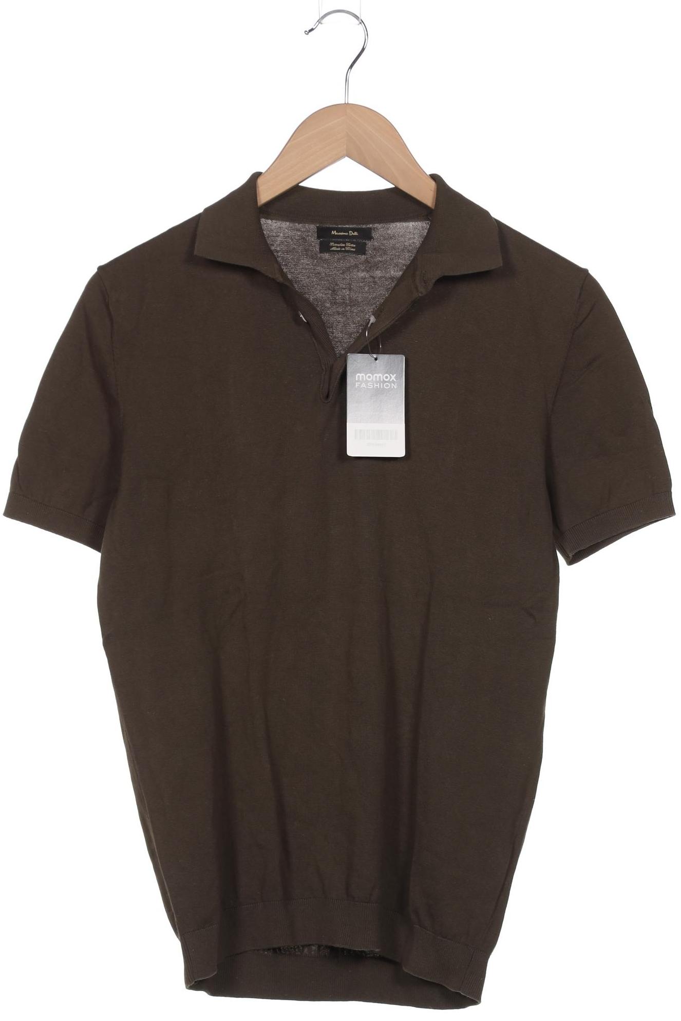 

Massimo Dutti Herren Poloshirt, grün, Gr. 48