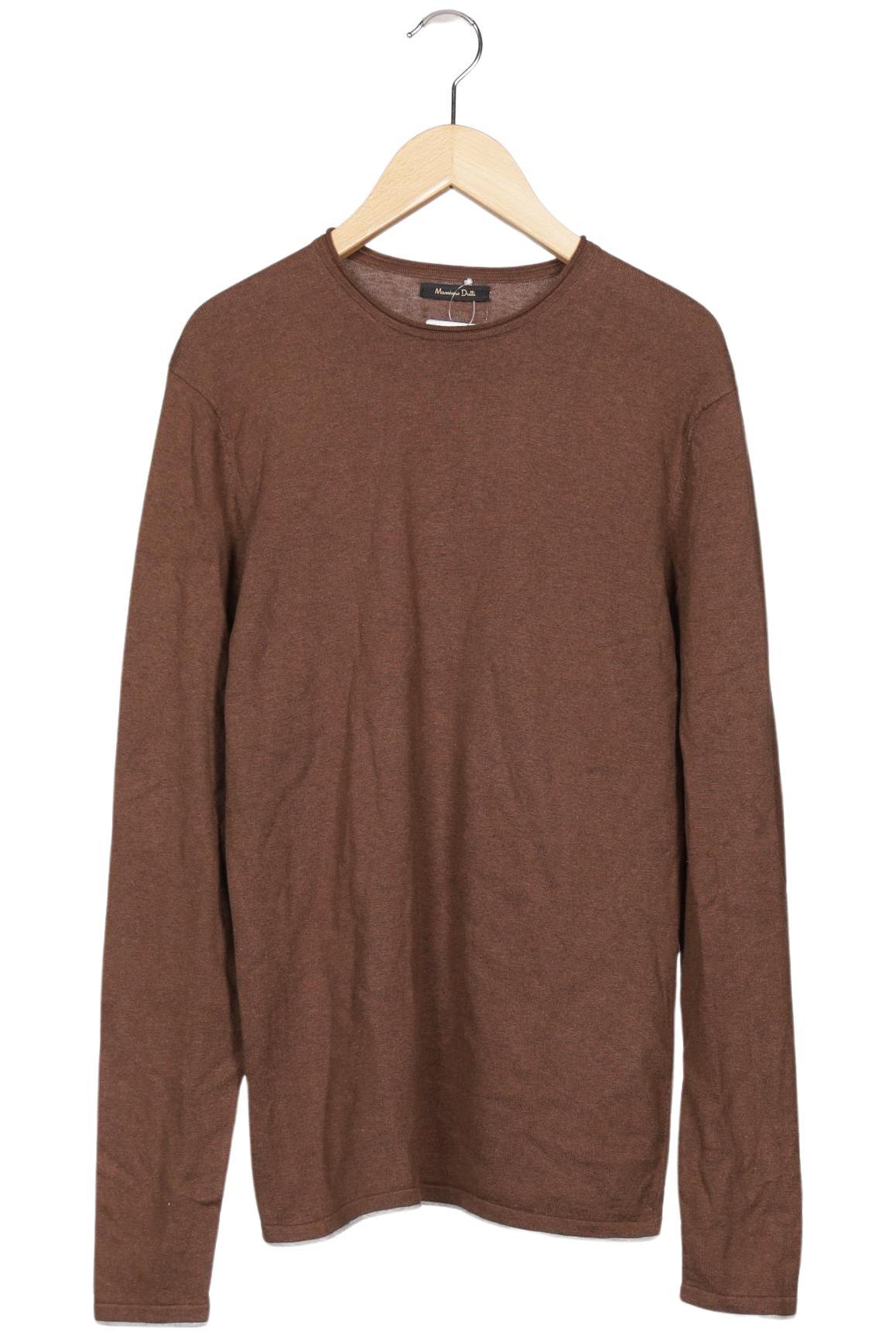 

Massimo Dutti Herren Pullover, braun, Gr. 48