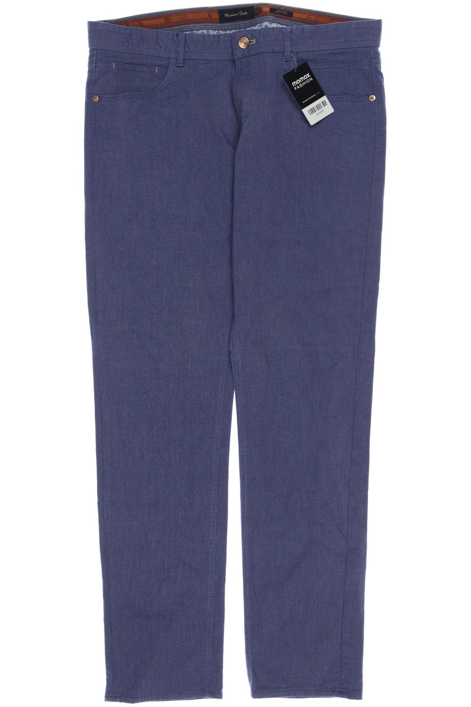 

Massimo Dutti Herren Stoffhose, blau, Gr. 44