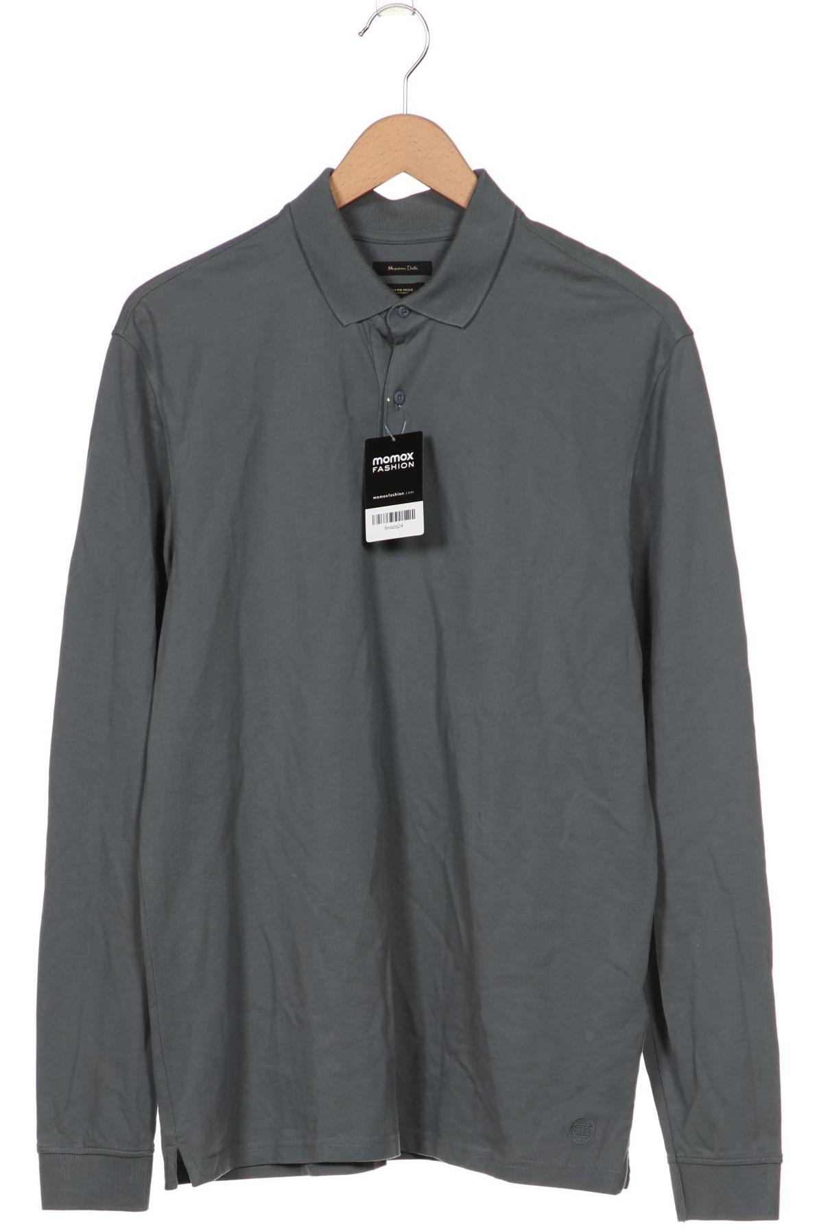 

Massimo Dutti Herren Poloshirt, türkis, Gr. 54