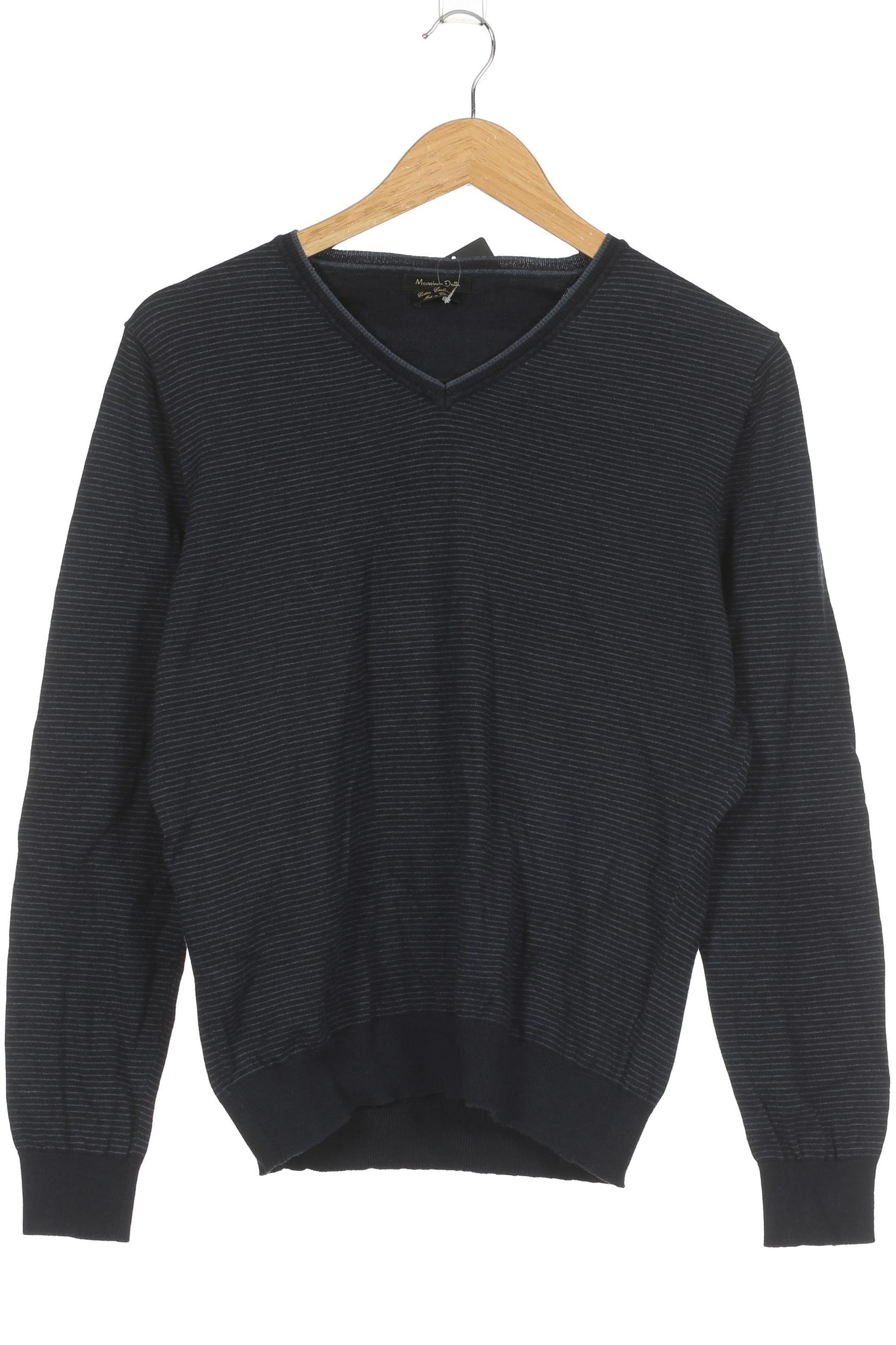 

Massimo Dutti Herren Pullover, blau, Gr.