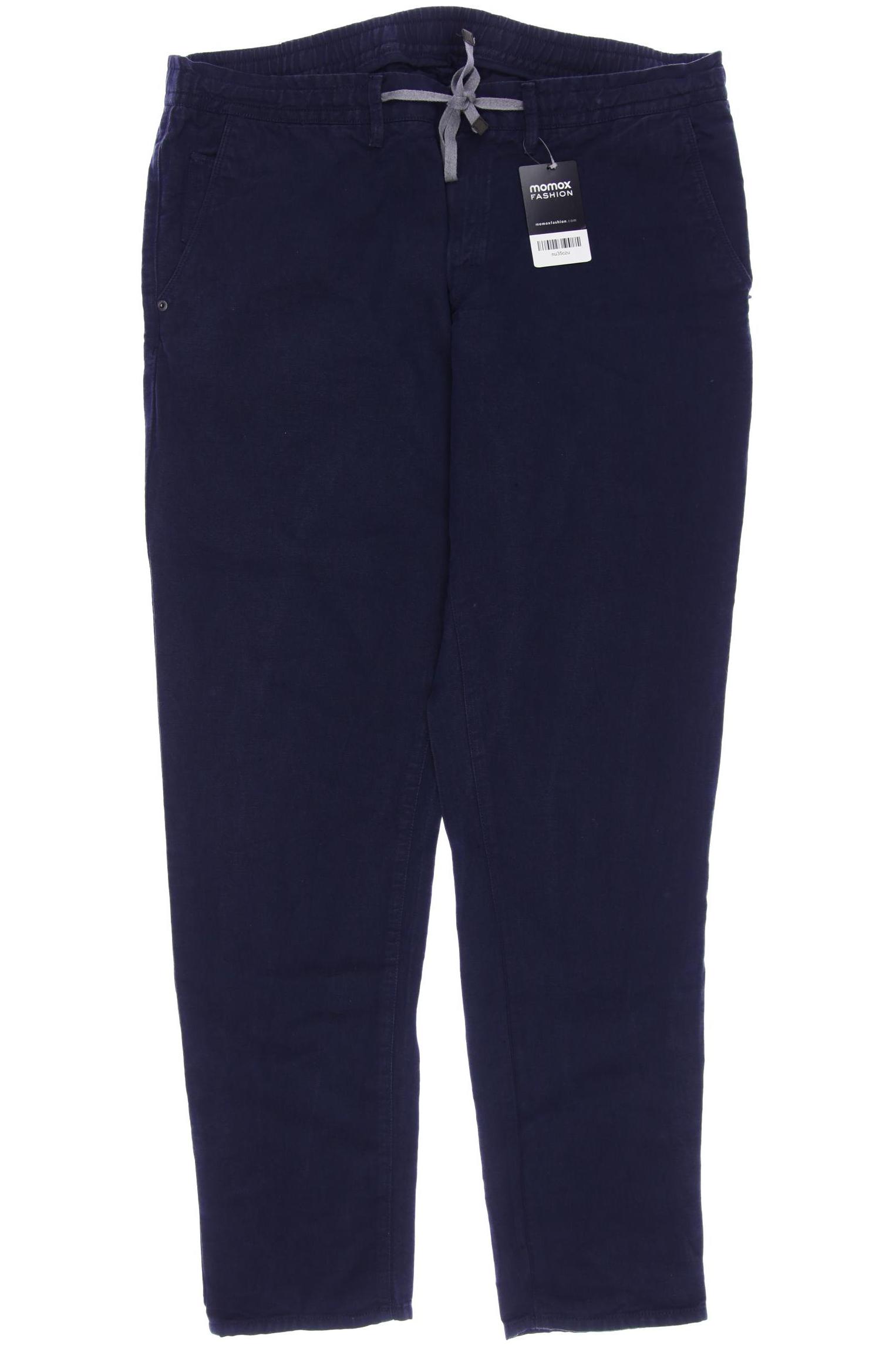 

Massimo Dutti Herren Stoffhose, marineblau, Gr. 48