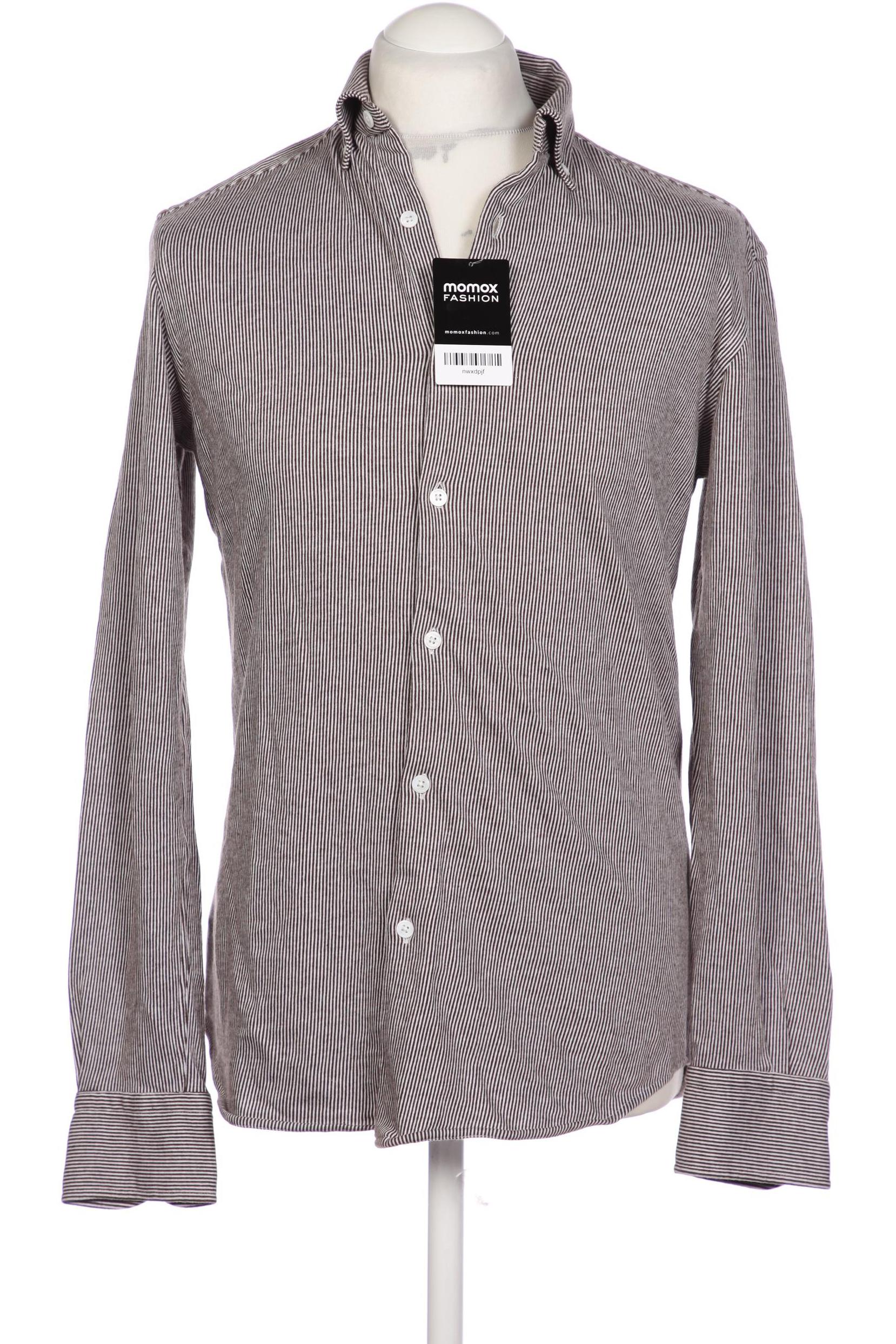 

Massimo Dutti Herren Hemd, braun, Gr. 48
