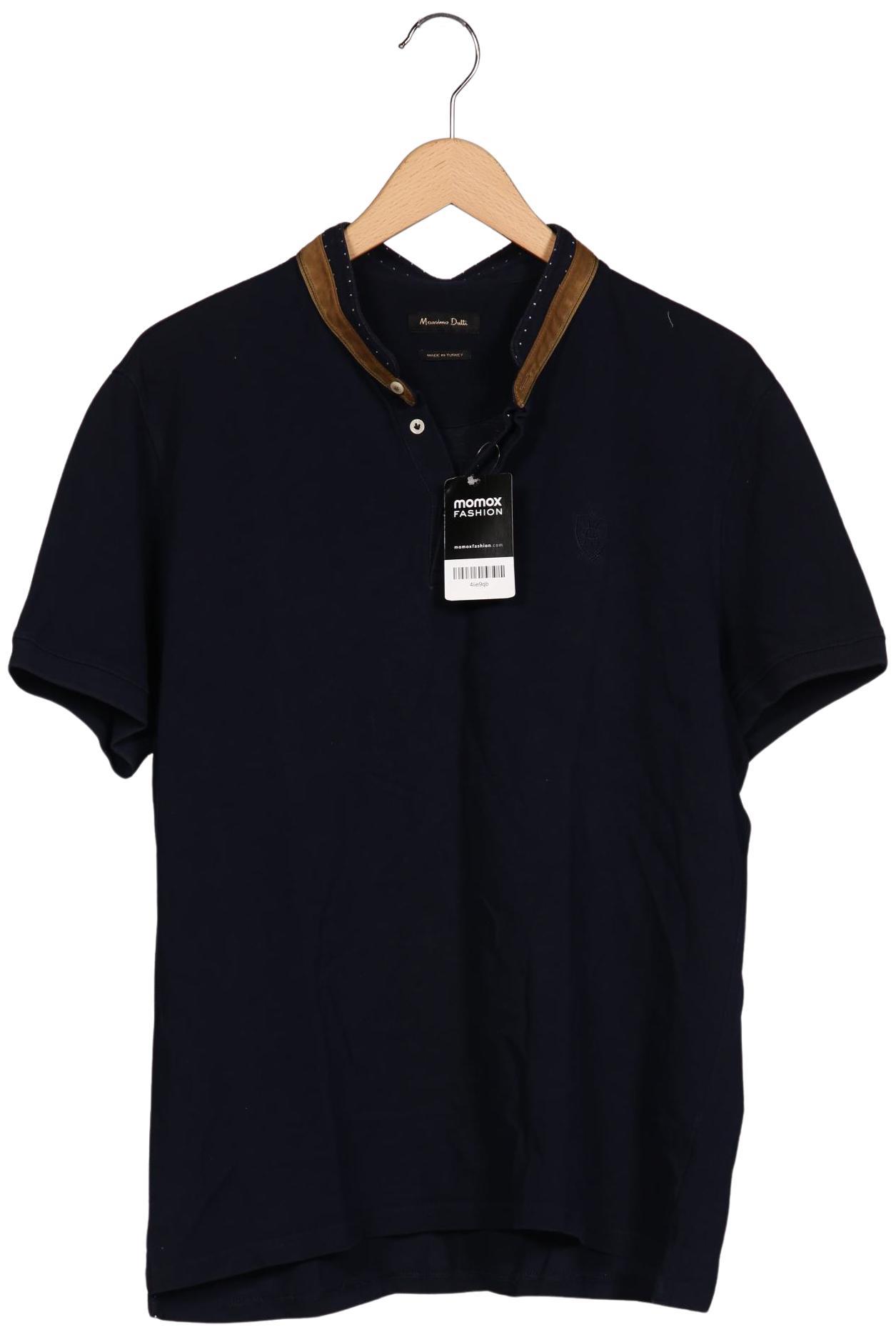 

Massimo Dutti Herren Poloshirt, marineblau, Gr. 58