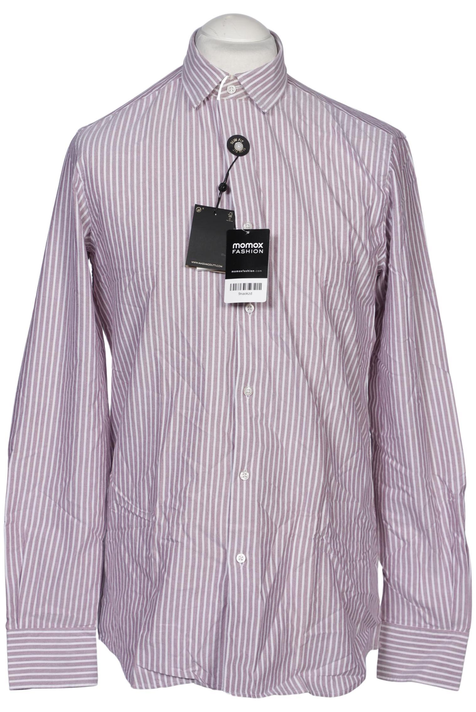 

Massimo Dutti Herren Hemd, flieder, Gr. 48