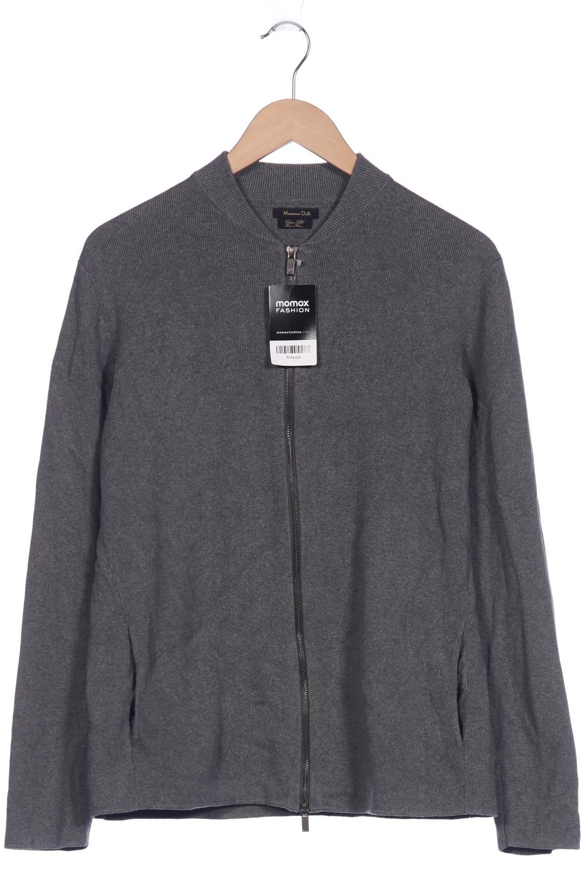 

Massimo Dutti Herren Strickjacke, grau, Gr. 54