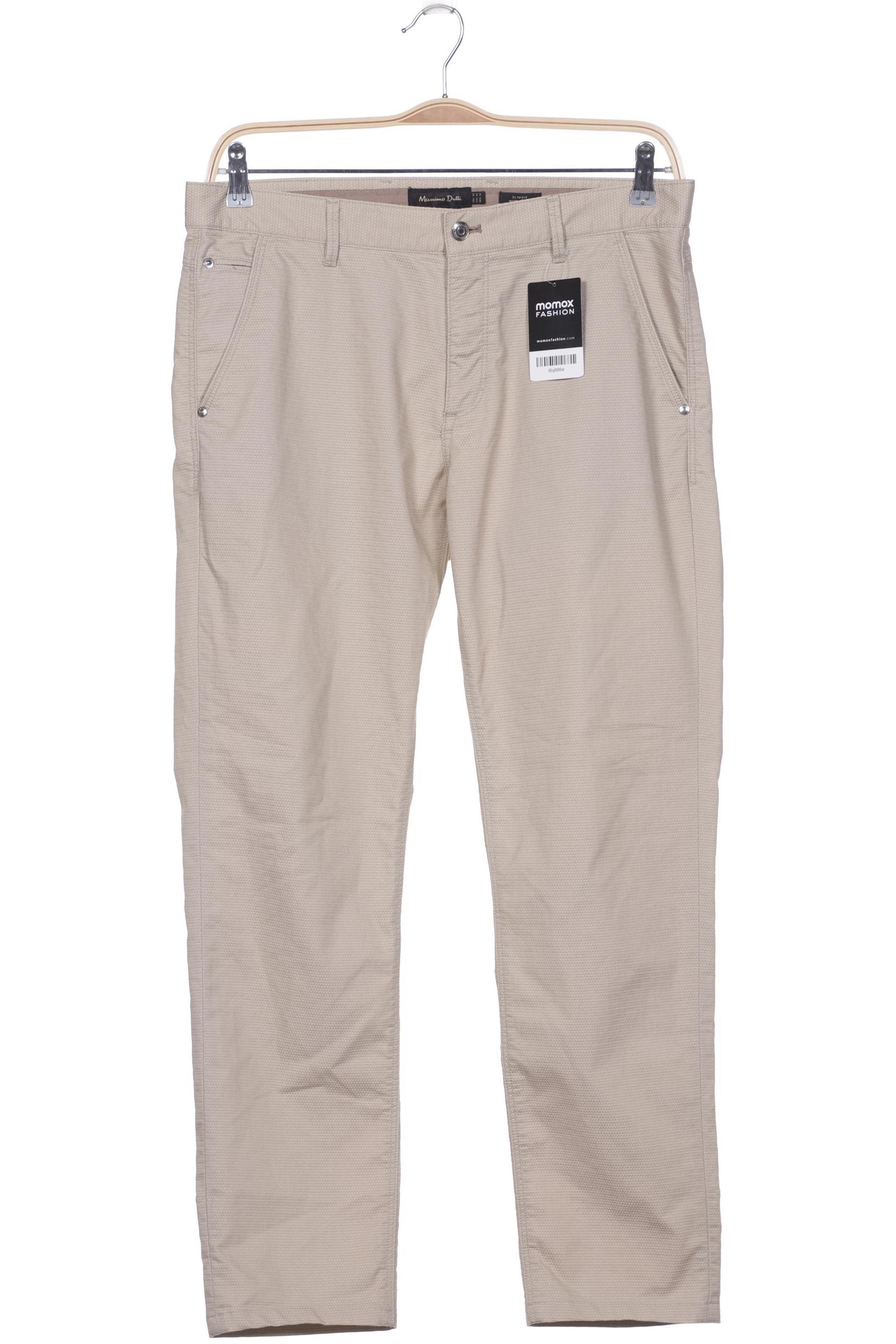 

Massimo Dutti Herren Stoffhose, beige, Gr. 32