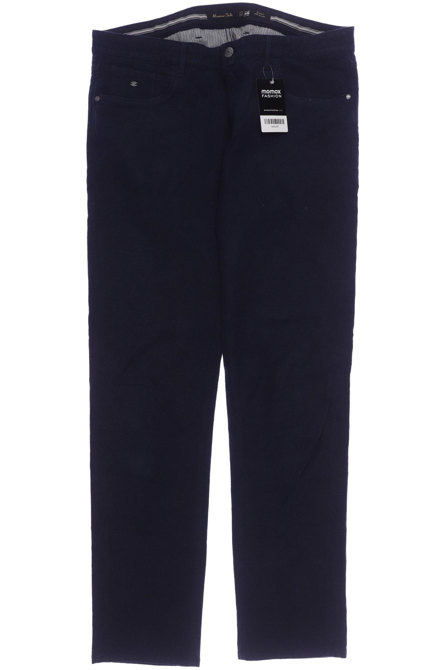 

Massimo Dutti Herren Stoffhose, marineblau, Gr. 44