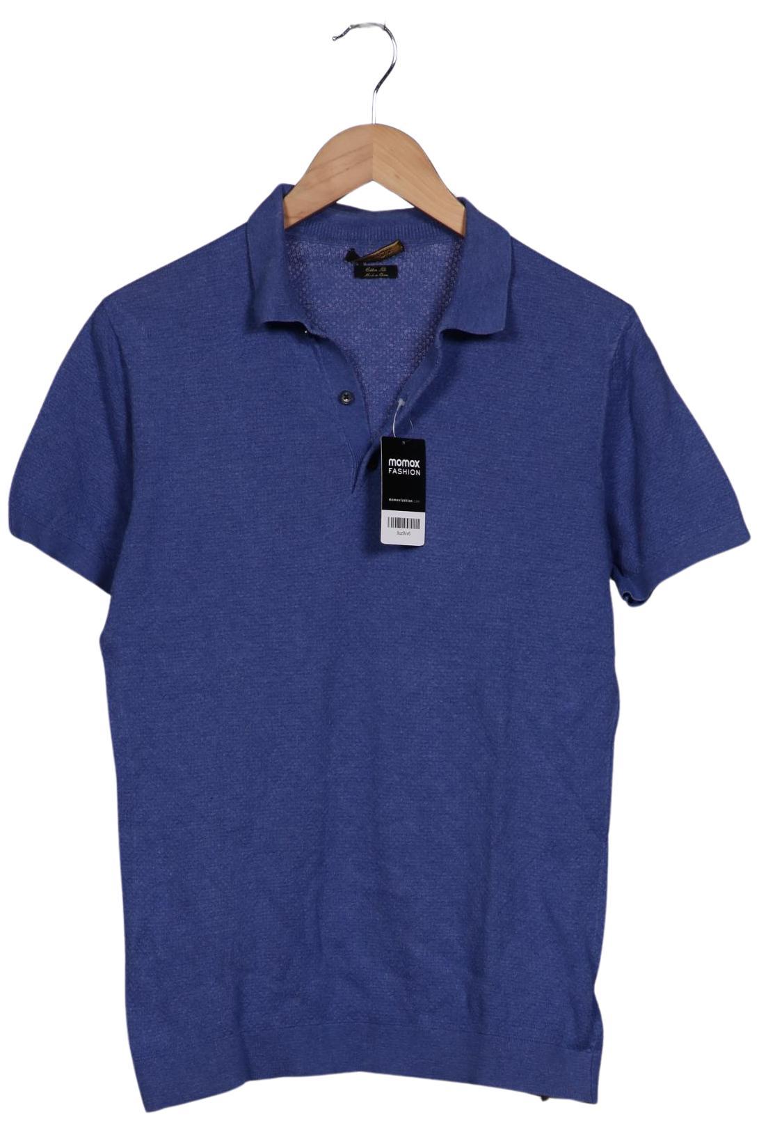

Massimo Dutti Herren Poloshirt, blau, Gr. 46