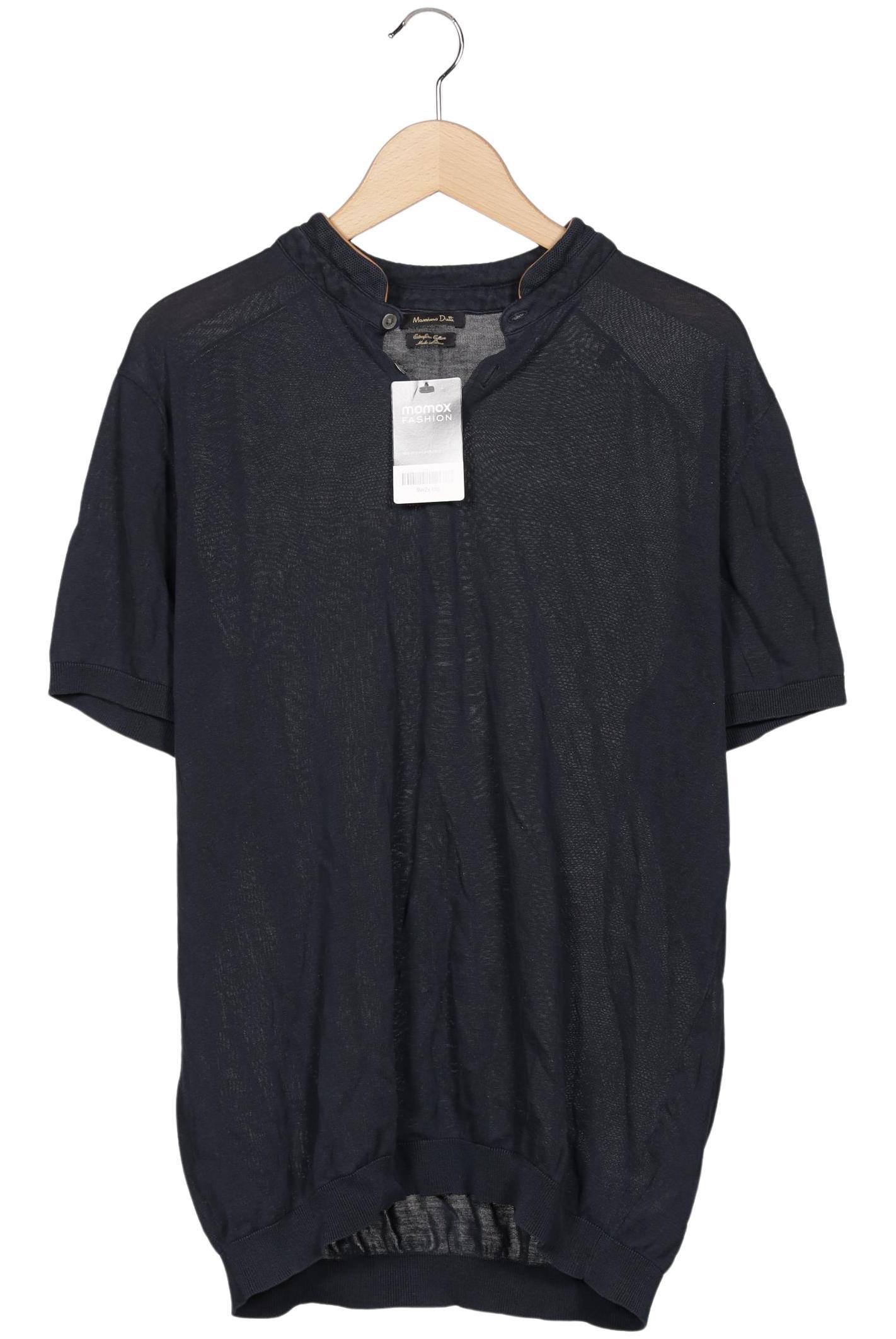 Thumbnail - Massimo Dutti Herren Poloshirt, marineblau, Gr. 54