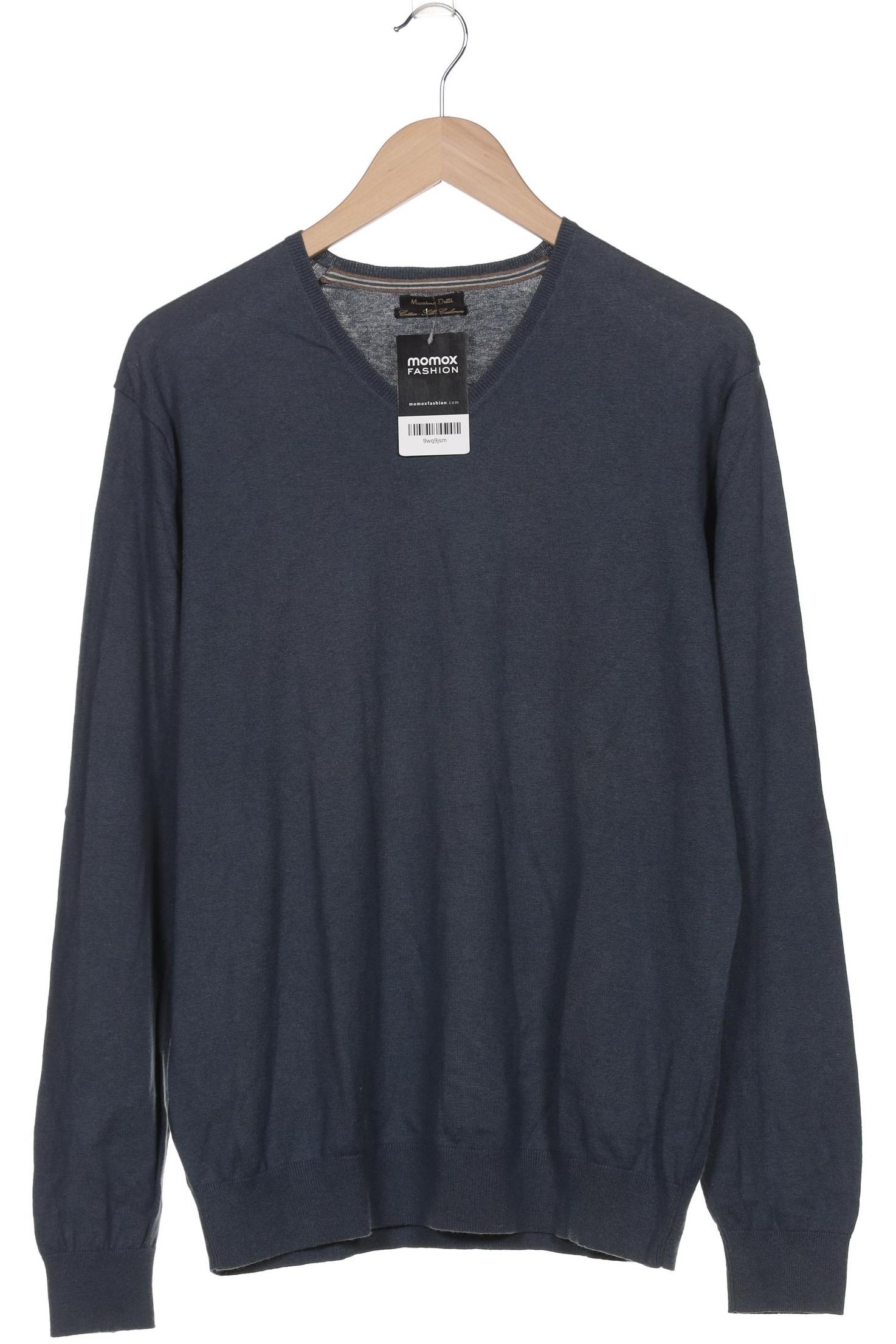 

Massimo Dutti Herren Pullover, marineblau, Gr. 54