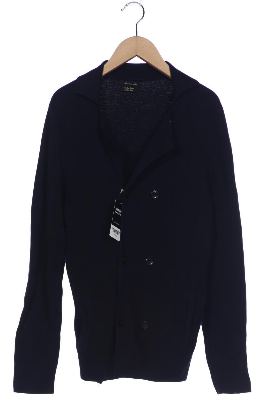 

Massimo Dutti Herren Strickjacke, marineblau, Gr. 46