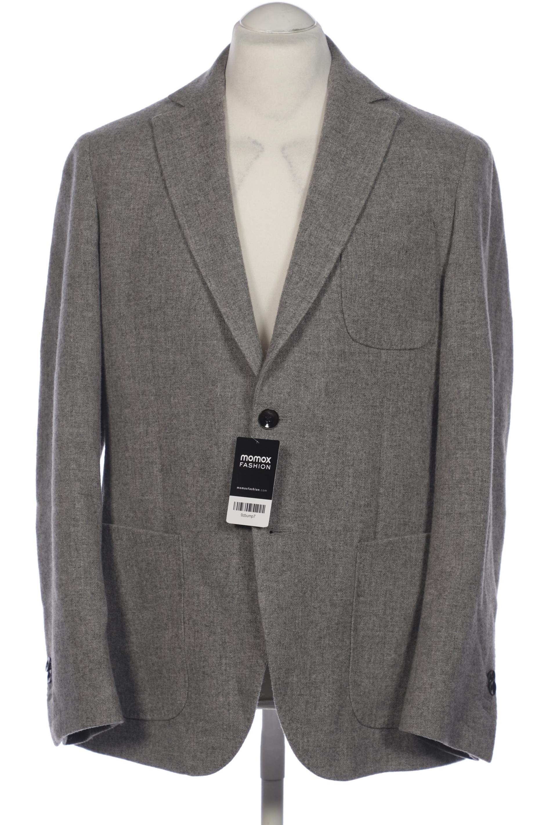 

Massimo Dutti Herren Sakko, grau, Gr. 52