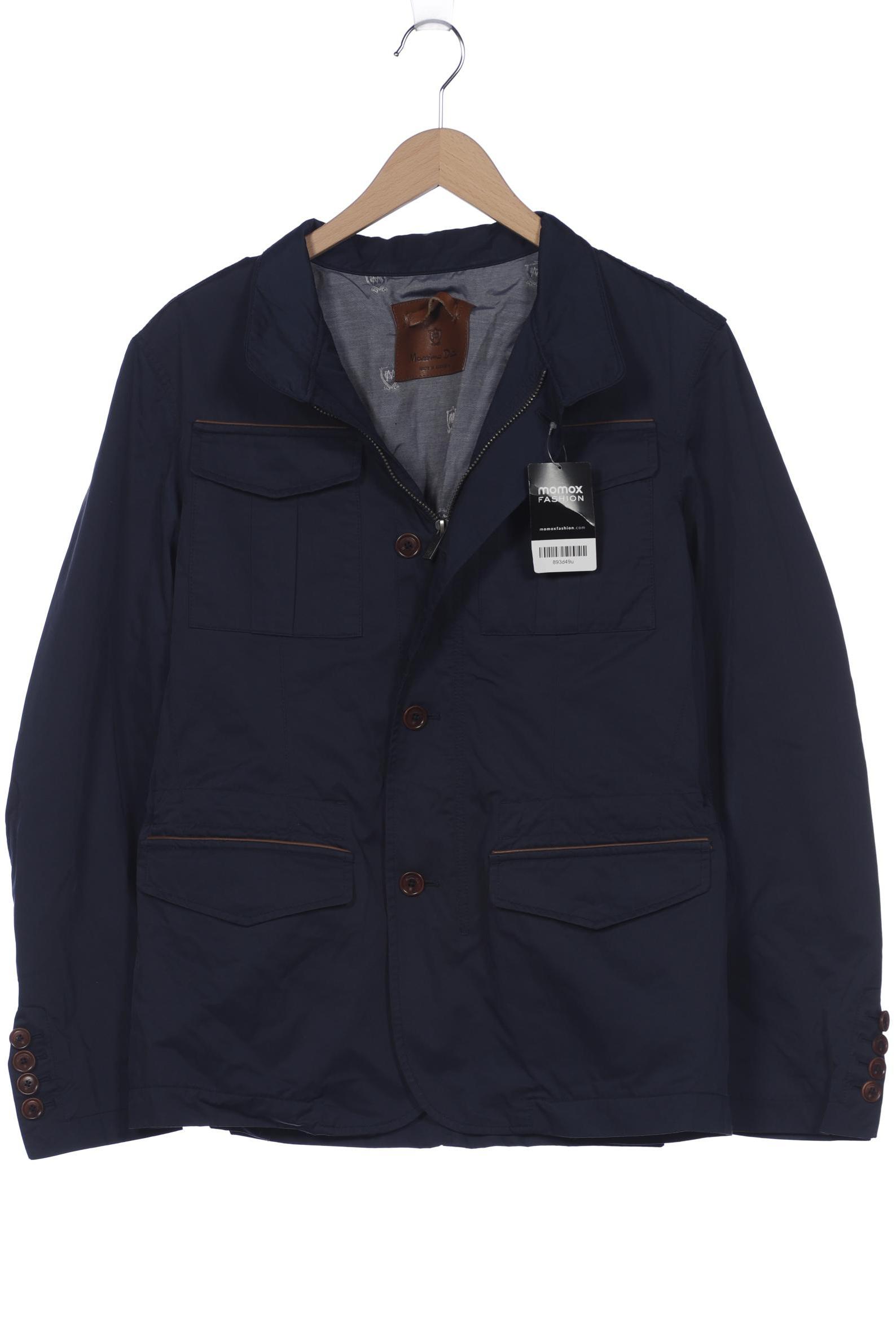 

Massimo Dutti Herren Jacke, marineblau, Gr. 48