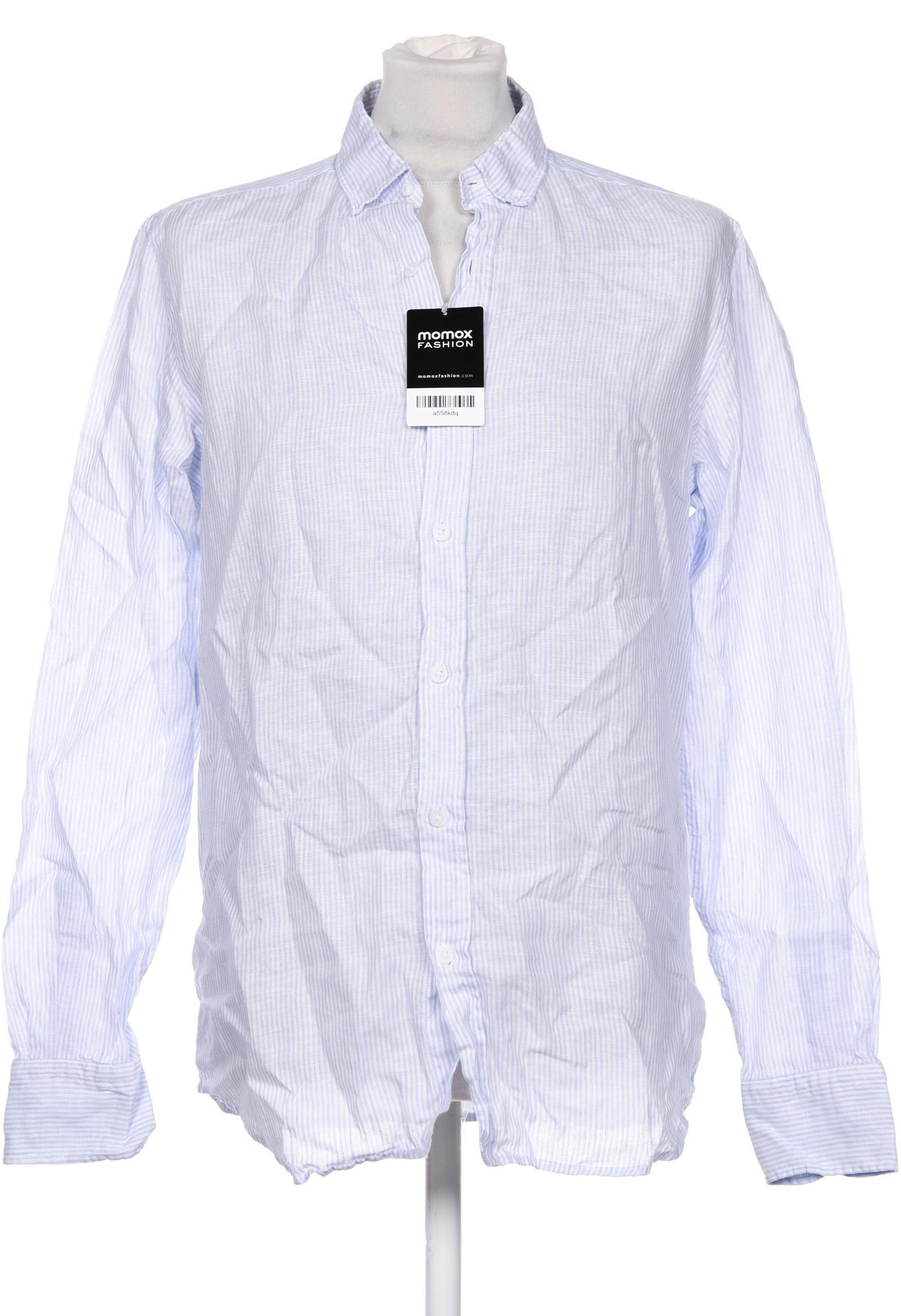 

Massimo Dutti Herren Hemd, hellblau, Gr. 48