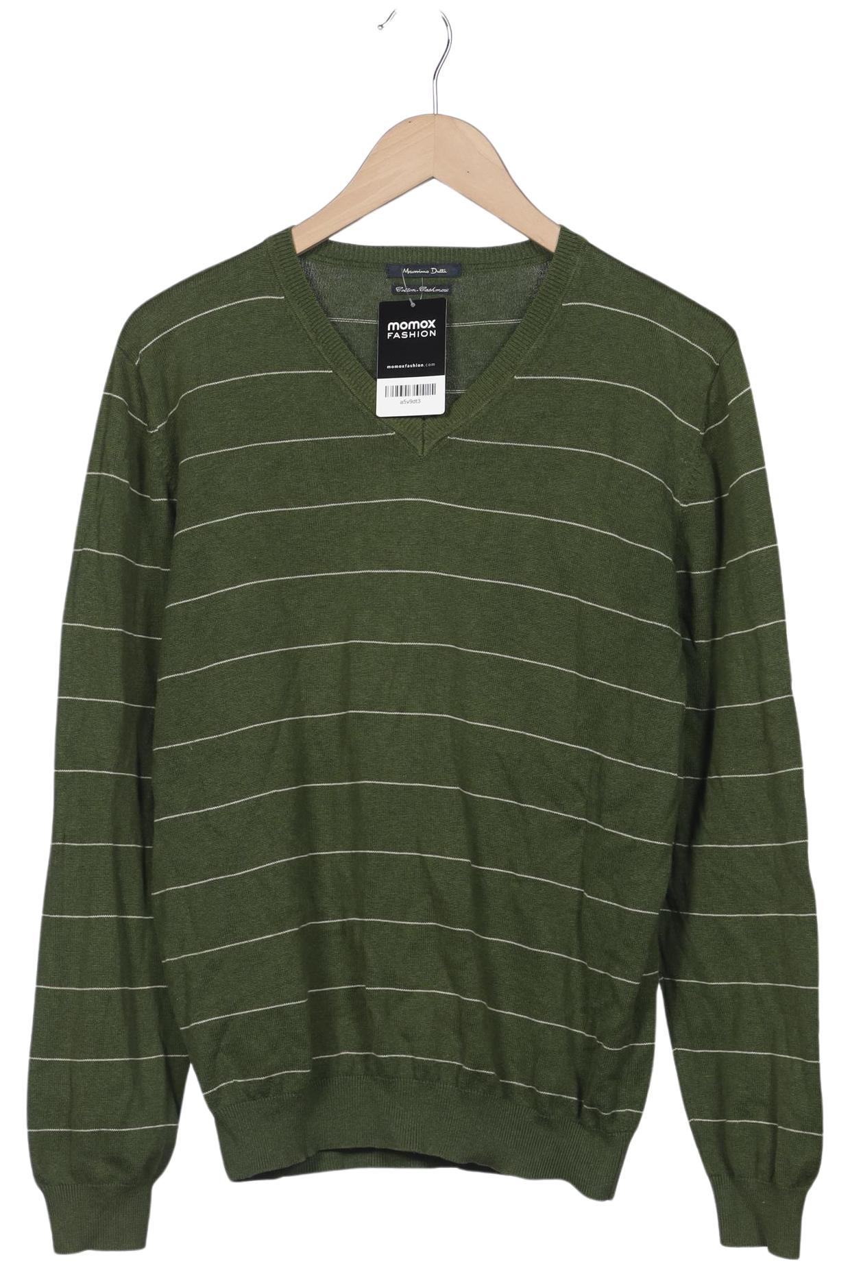 

Massimo Dutti Herren Pullover, grün, Gr. 52