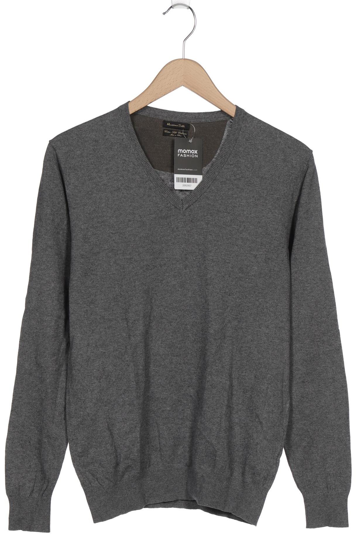 

Massimo Dutti Herren Pullover, grau, Gr. 52