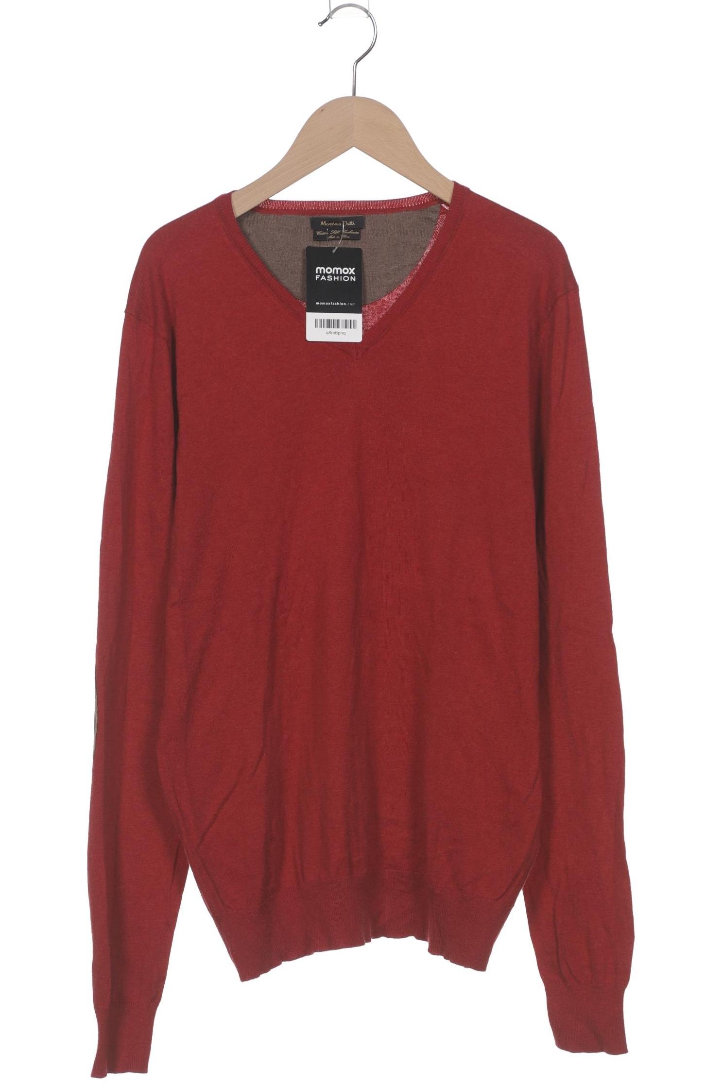 

Massimo Dutti Herren Pullover, rot, Gr. 48