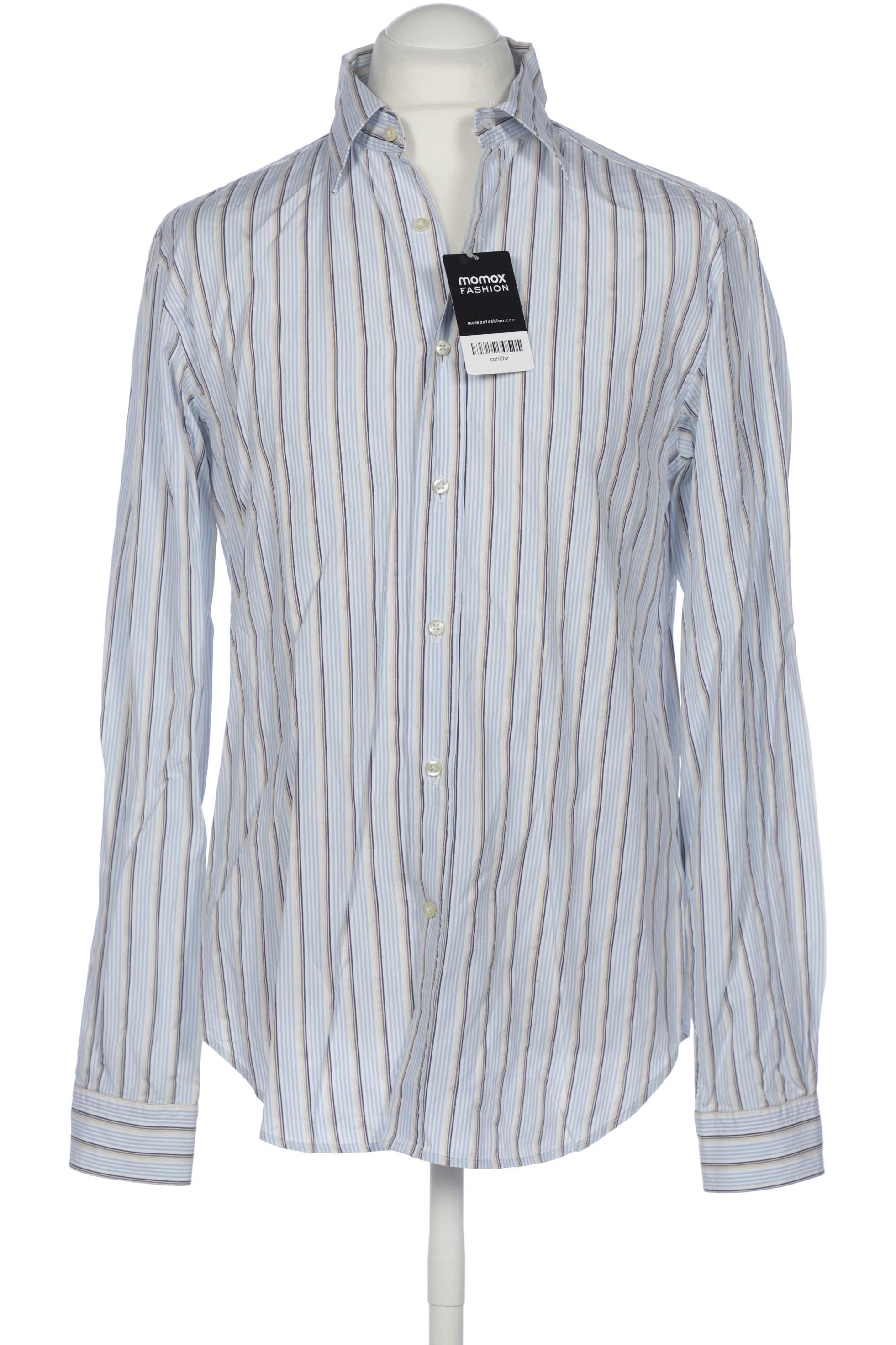 

Massimo Dutti Herren Hemd, blau, Gr. 52