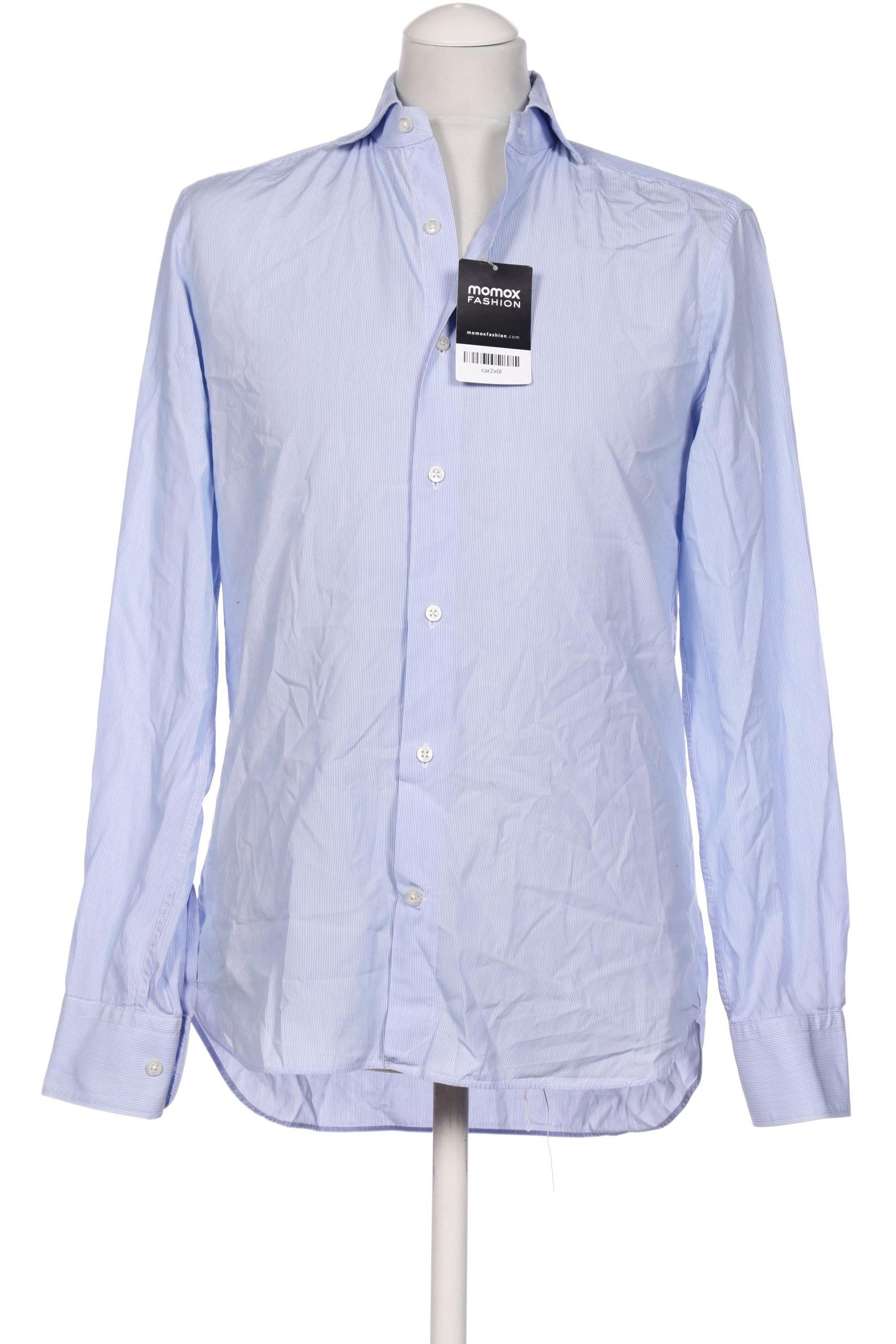 

Massimo Dutti Herren Hemd, hellblau, Gr. 48