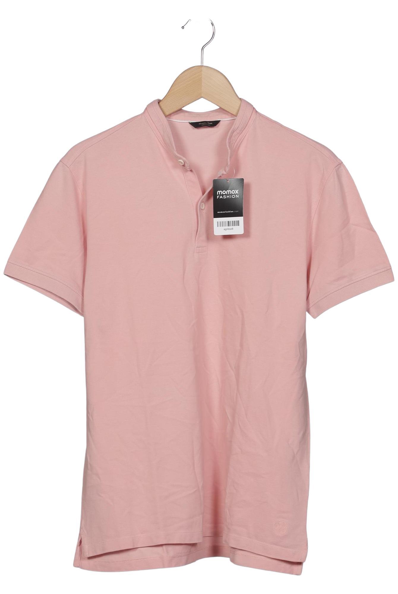 

Massimo Dutti Herren Poloshirt, pink, Gr. 48