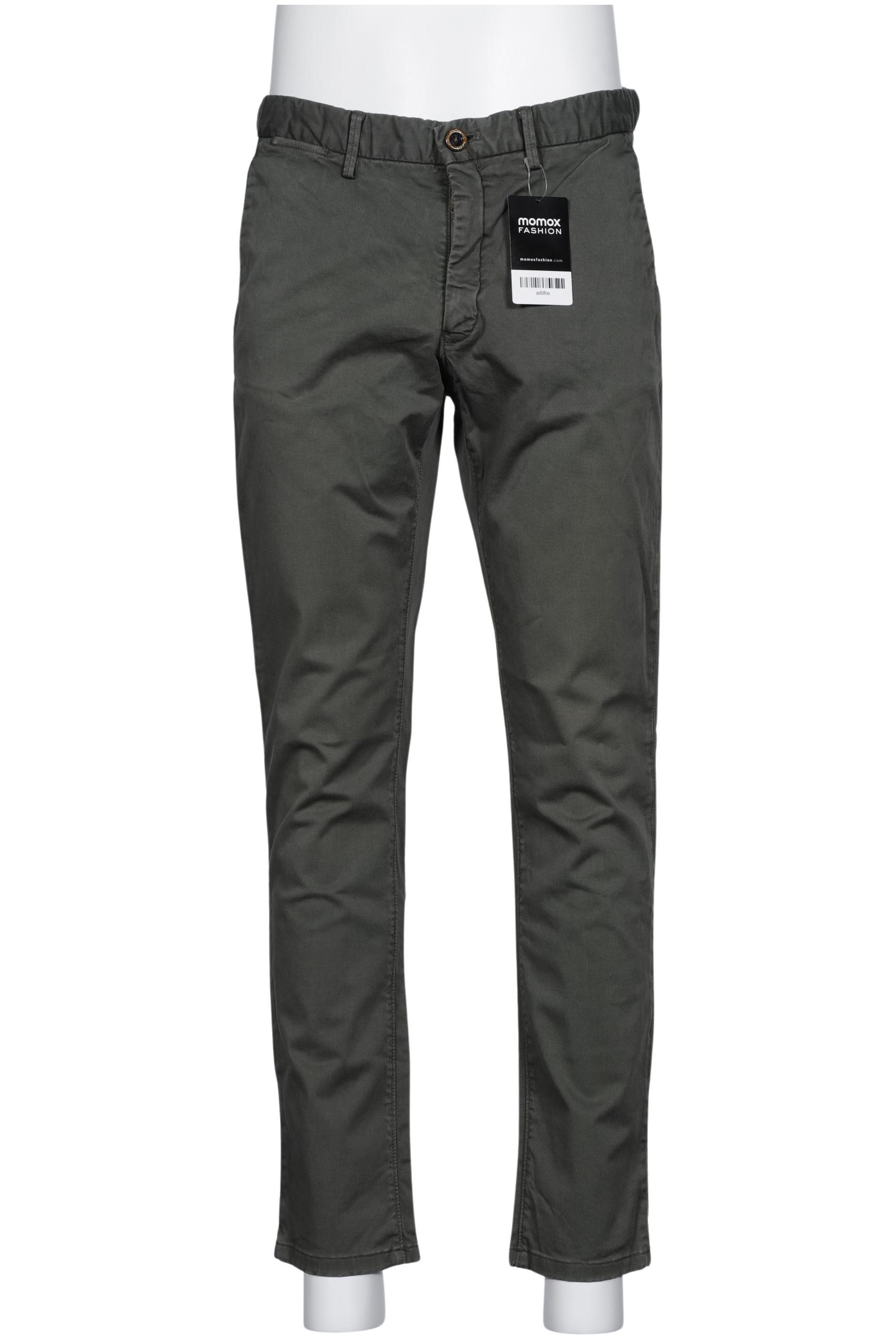 

Massimo Dutti Herren Stoffhose, grün, Gr. 31