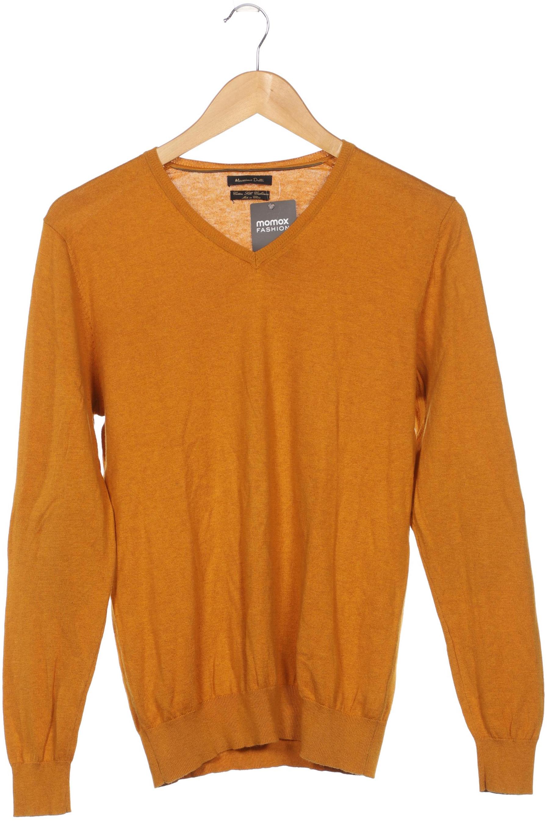 

Massimo Dutti Herren Pullover, orange, Gr. 46