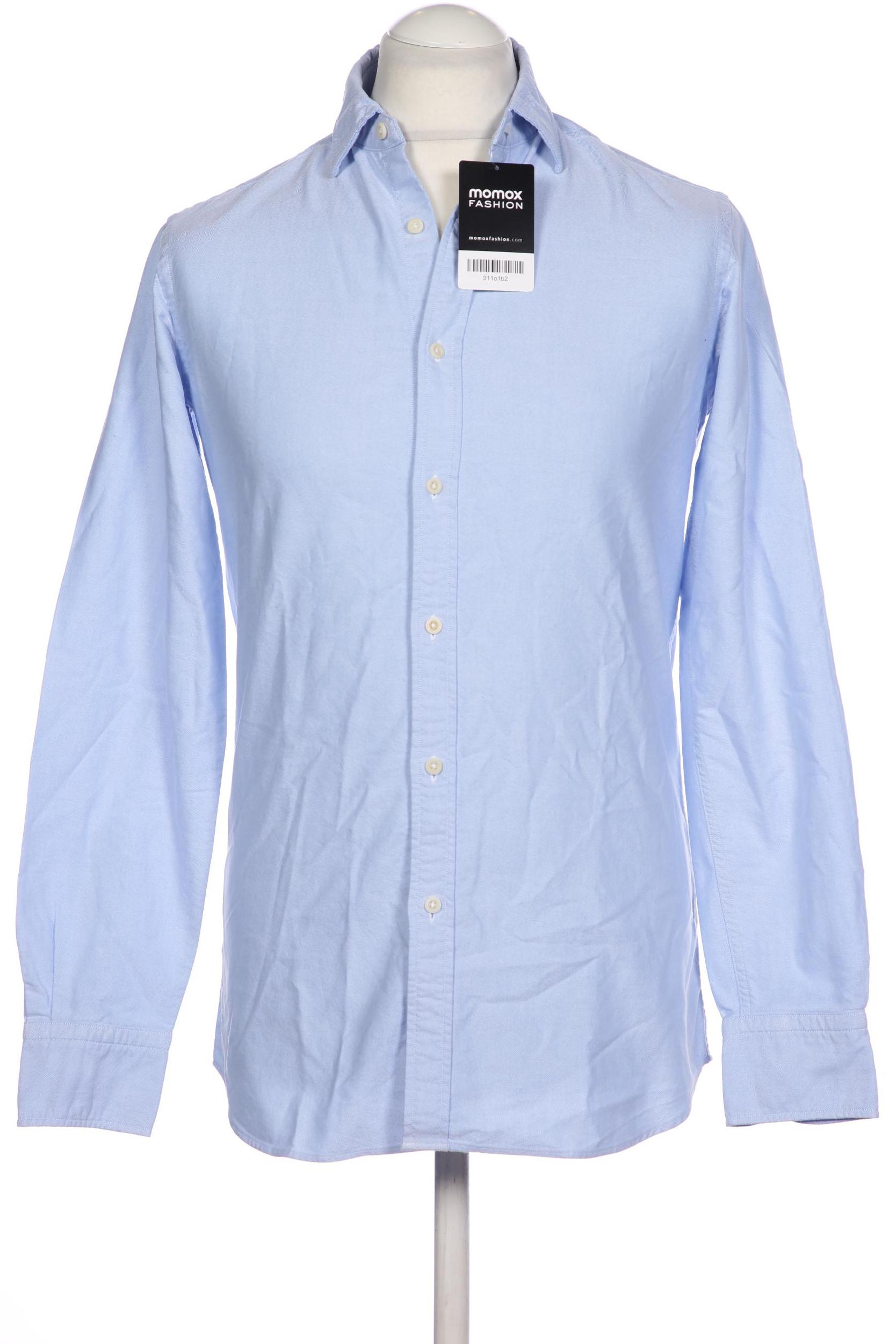 

Massimo Dutti Herren Hemd, hellblau, Gr. 46
